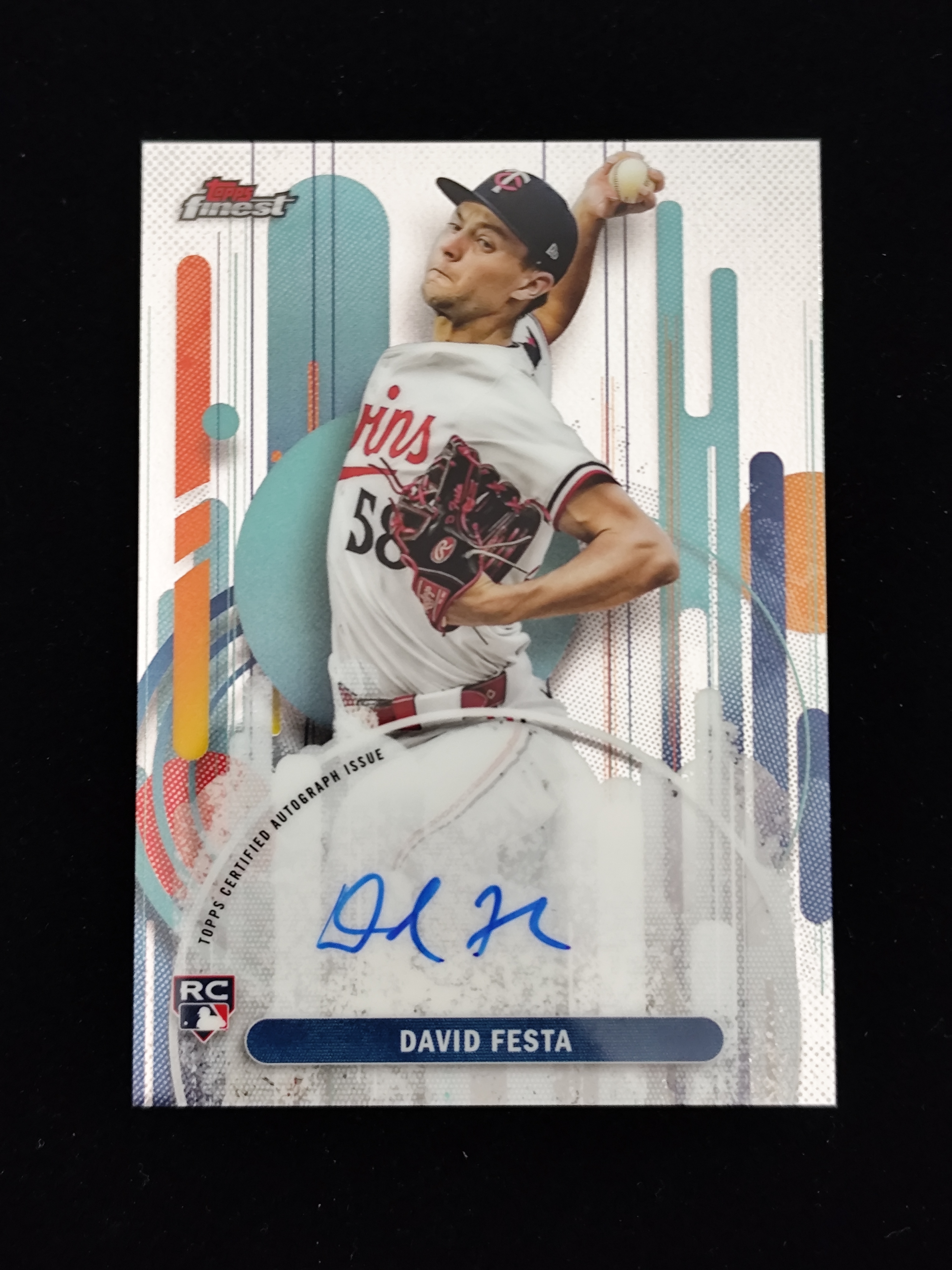 【口袋卡牌】2025 Topps Finest David Festa RC 大卫 费斯塔 棒球 MLB 新秀RC 卡签 签字 卡品如图 收藏必备 40 VVWW