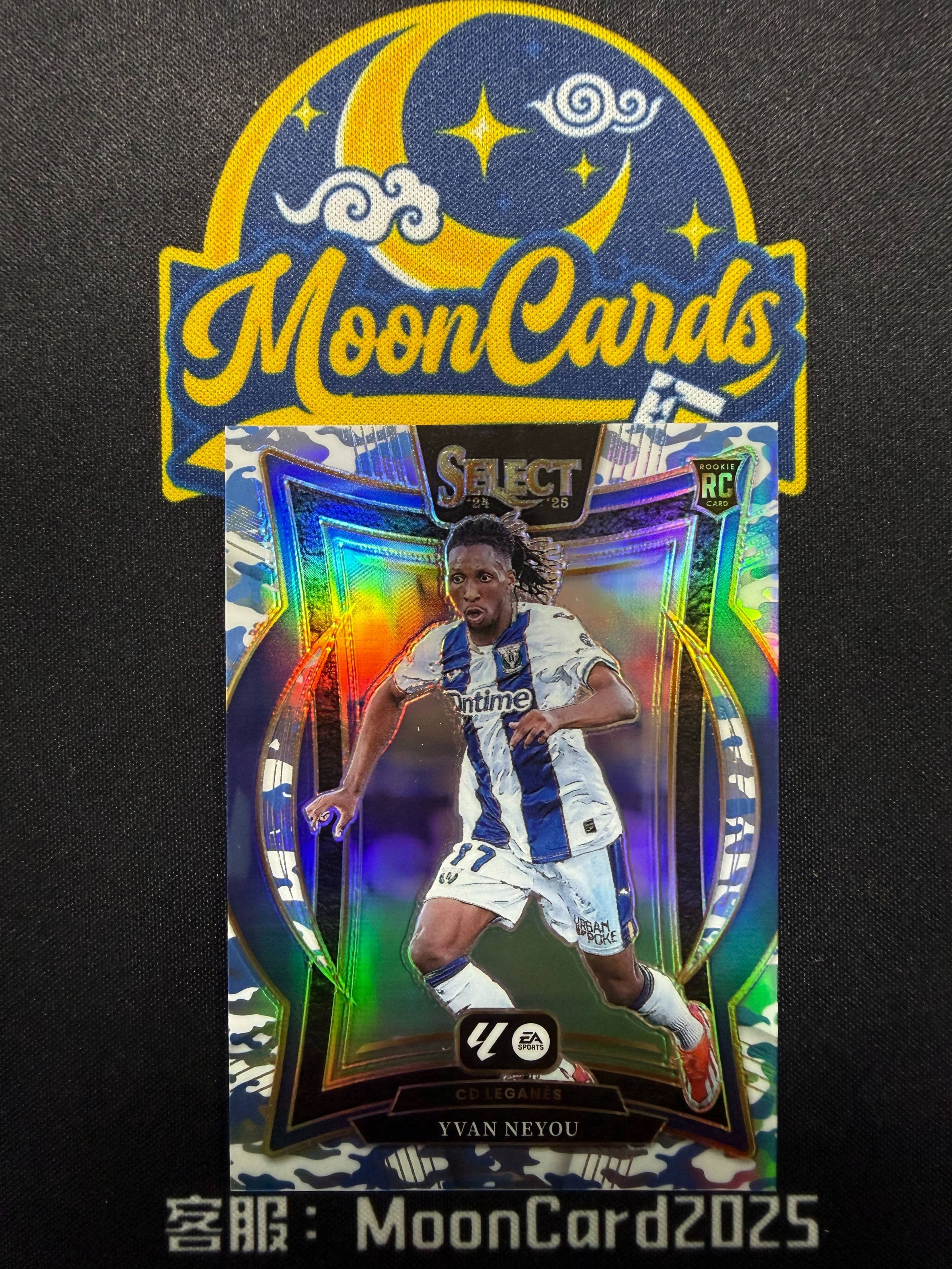 【梦卡拍卖】2024-25 Panini Select neyou RC 西甲 莱加内斯 内尤 新秀 折射 青花瓷折 迷彩折 30编 细节如图 #Ci# 三金GY