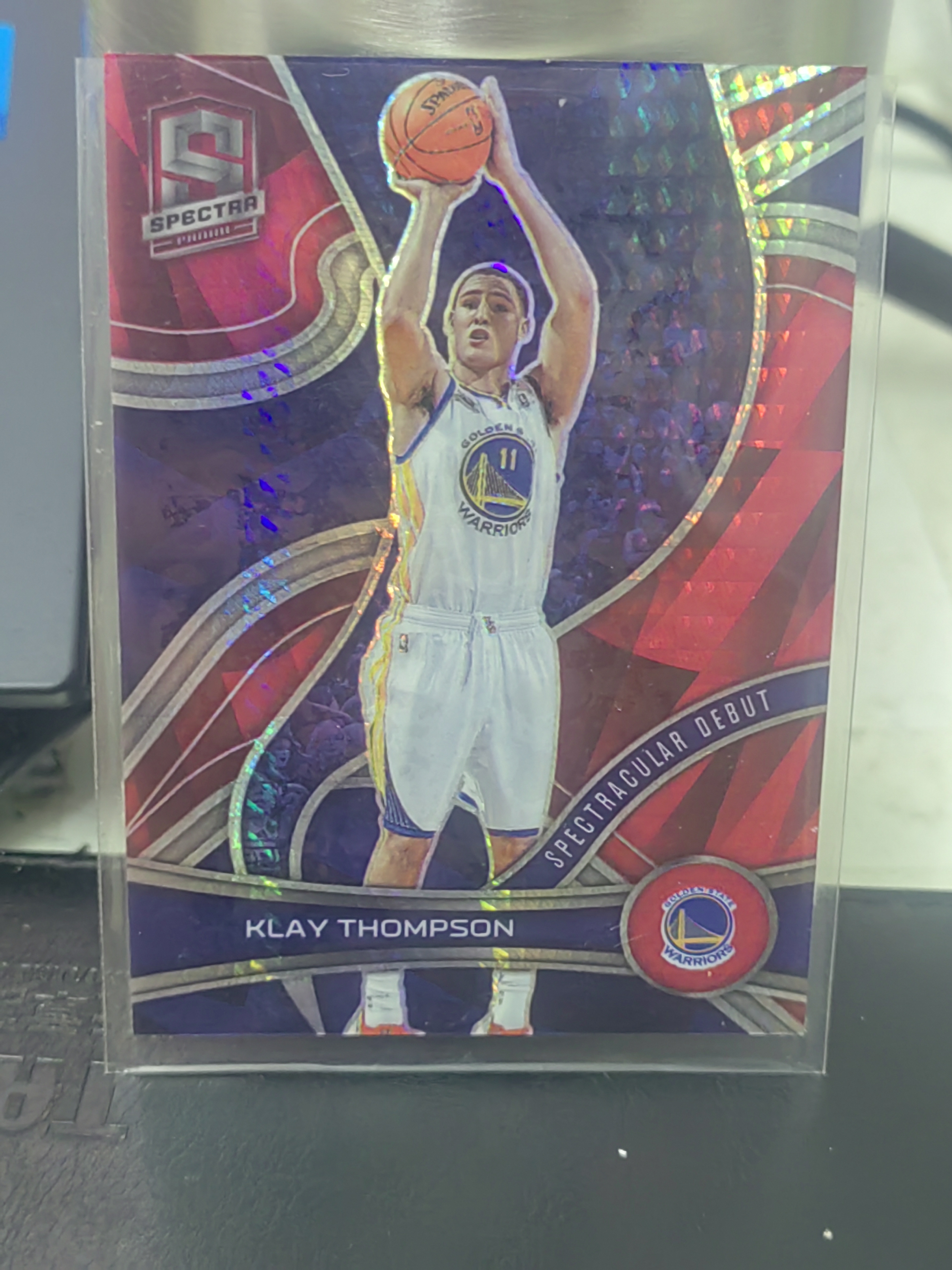 2021-22 Panini Spectra Klay Thompson 光谱 hyper折 克莱 汤普森 勇士 篮 白边白角 不保卡品 卡品如图