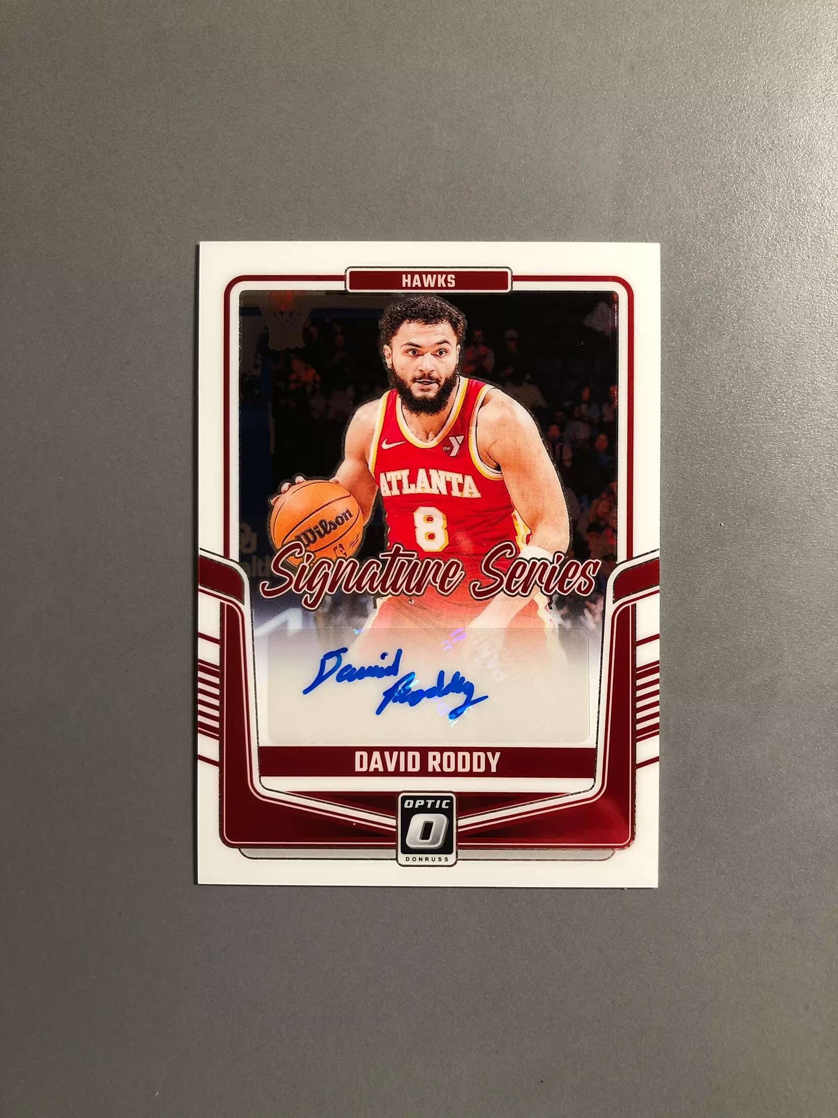 2024-25 Panini Donruss Optic David Roddy 杜蕾斯 OP 大卫·罗迪 老鹰 签字 贴签 实卡好看 卡品如图 可累计 KH038【诚接代卖】