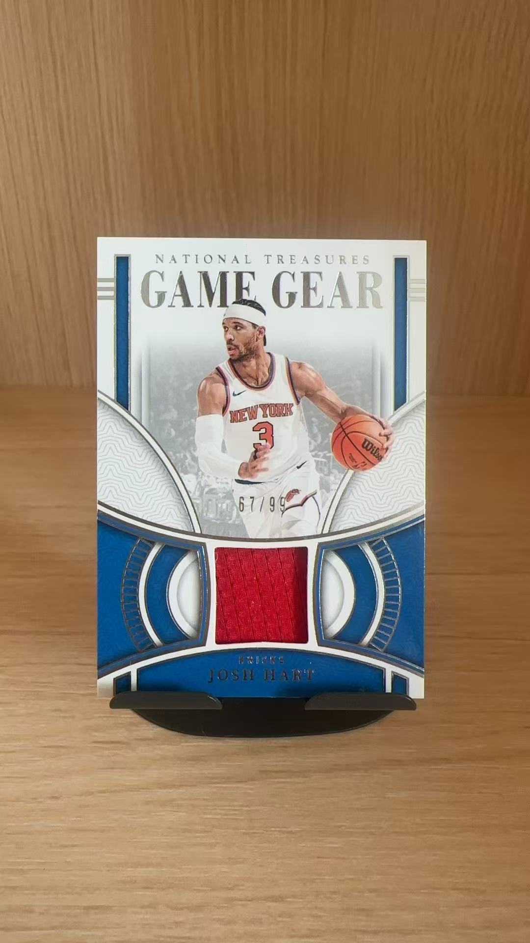 2023-24 Panini National Treasures Josh Hart #GG-HRT尼克斯 约什哈特 球衣切割 物料 Game Gear 99编 卡品如图