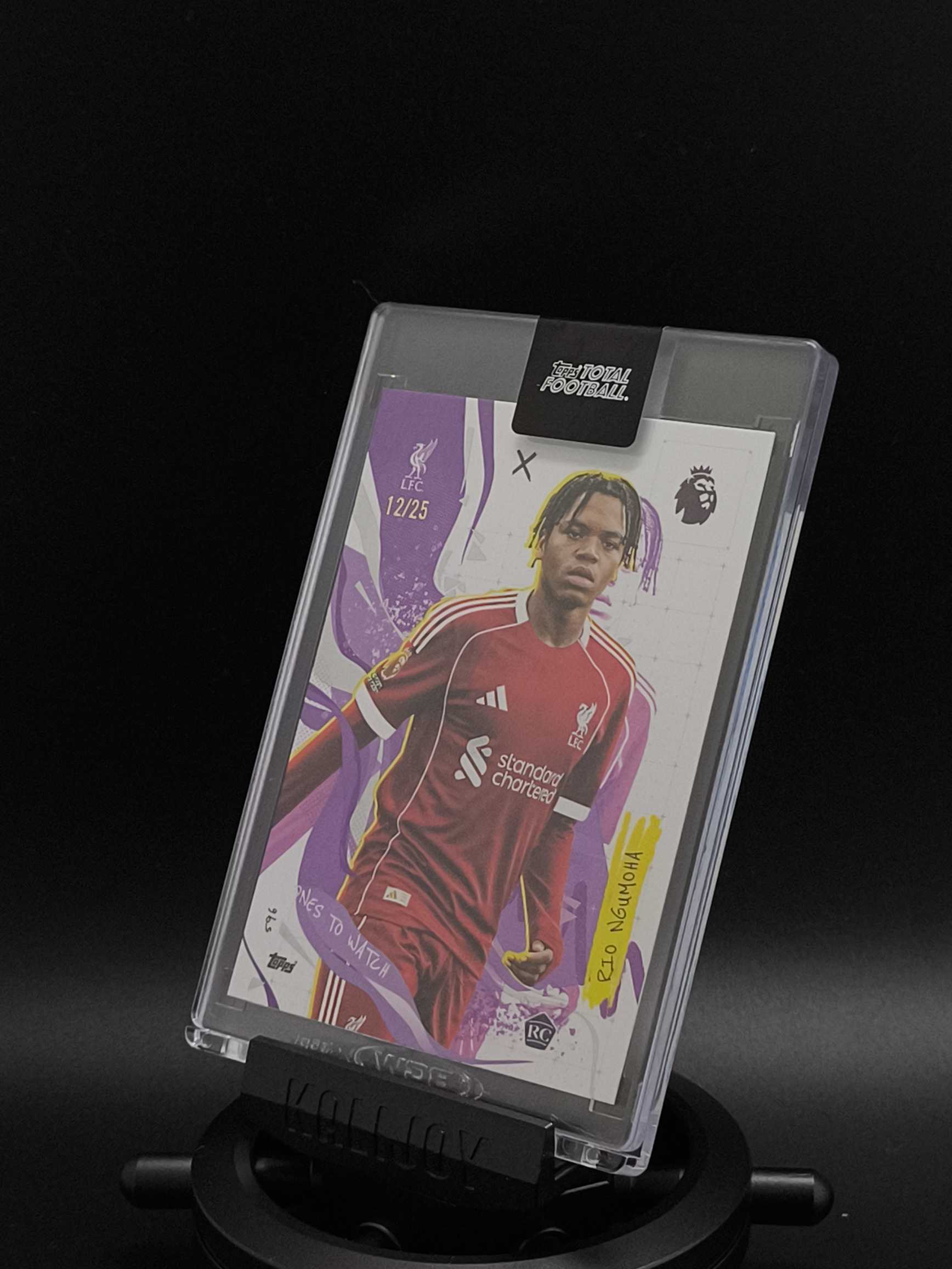 2025-26 Topps Total Football Rio Ngumoha 里奥・恩古莫哈 RC 利物浦超新星 利物浦 红军 英格兰 12/25编 TTF 原封砖