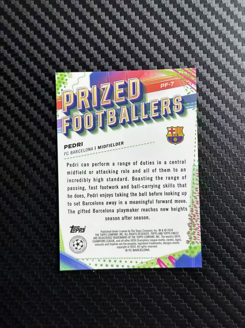 2024 Topps Finest Facundo Buonanotte 欧战 博纳诺特 布莱顿 新秀RC 086/135编 折射 摩天轮折 银折 卡品如图 拍前看描述