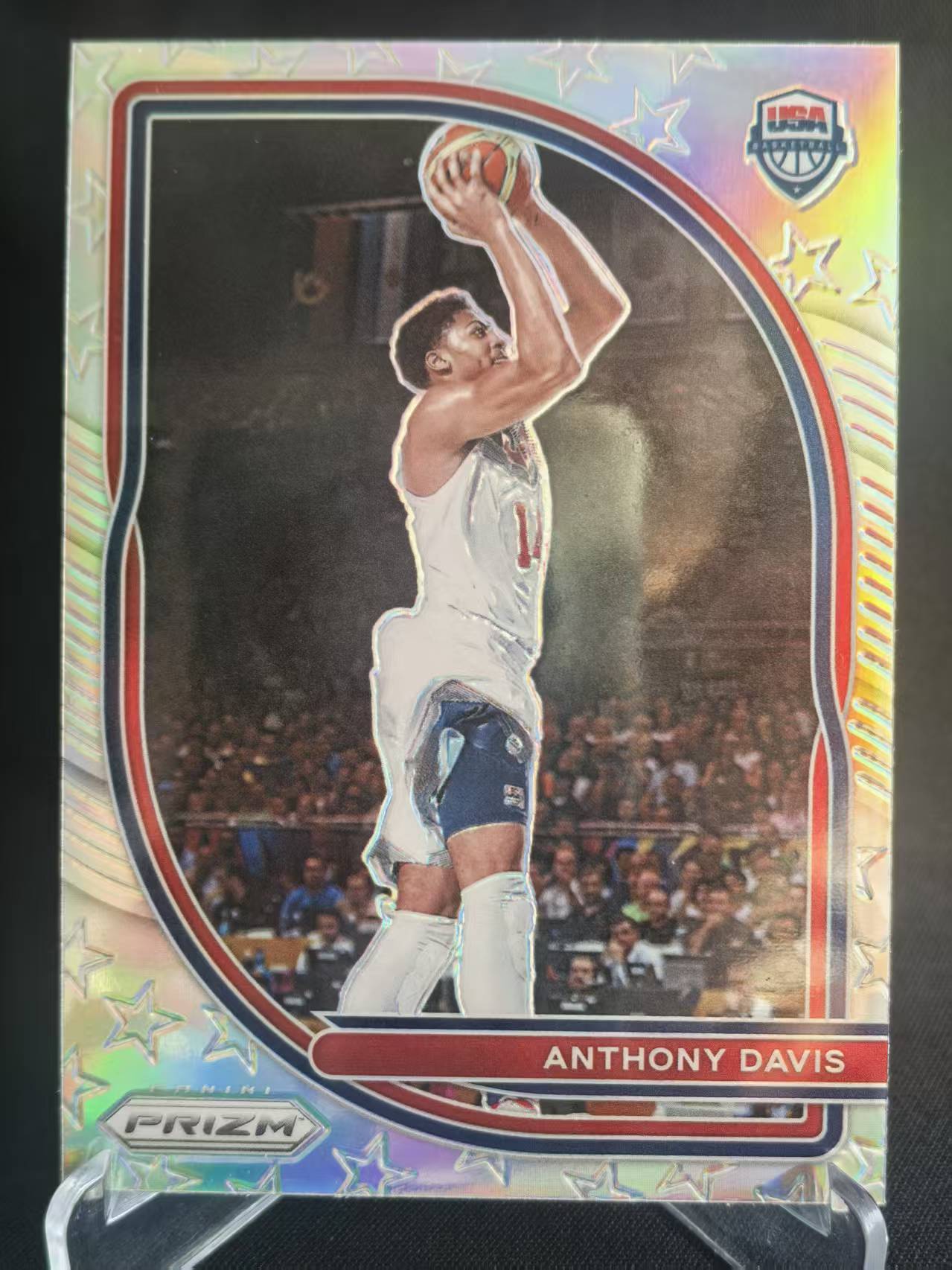 2020-21 Panini Prizm Anthony Davis 【球志潮玩】 安东尼·戴维斯 NBA 银折 折射 卡品如图