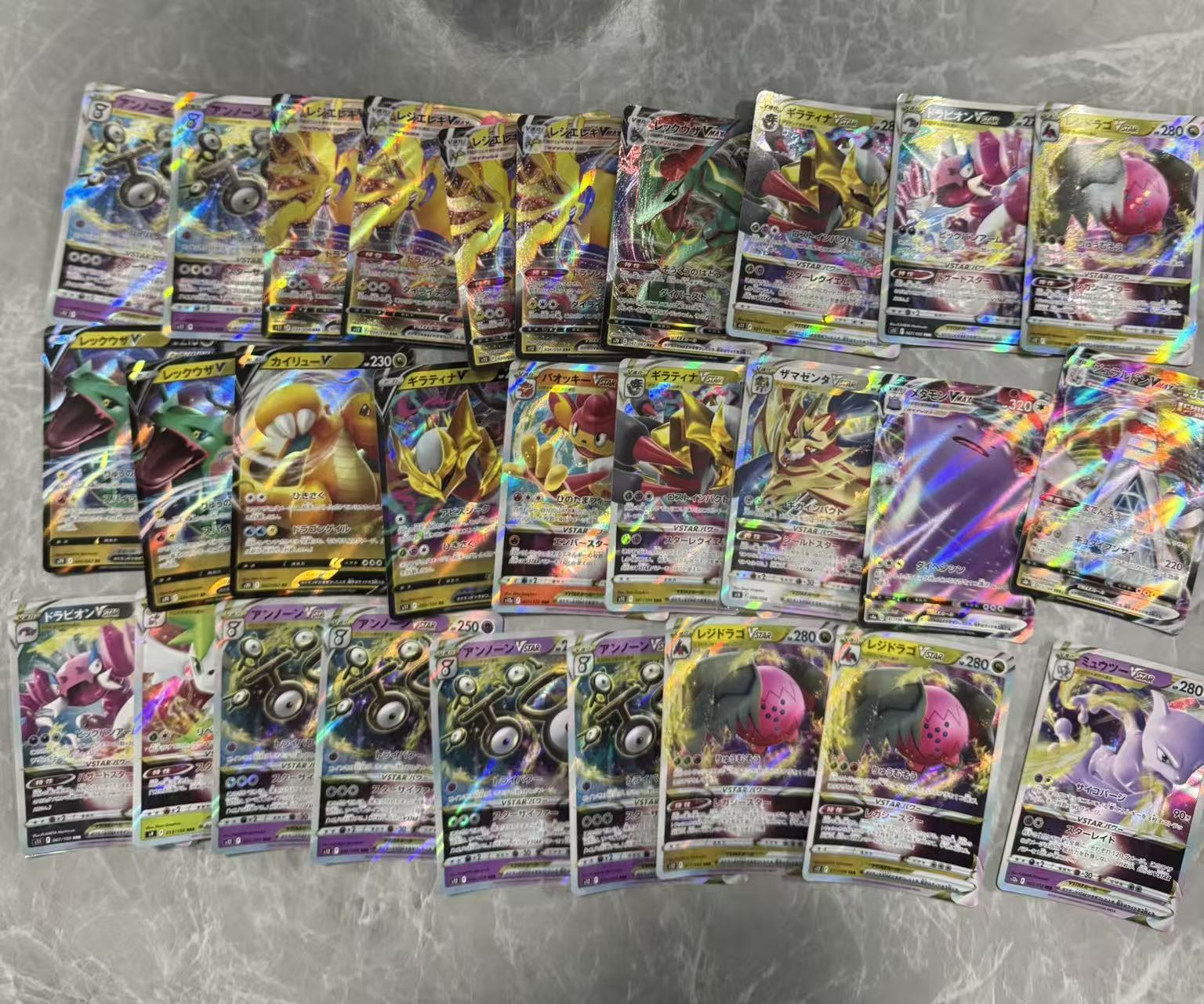 2025 Pokemon TCG sm12 lot ja 骑拉帝纳 超梦 各种系列 等 RRR 一图 打包 lot 不保卡品 日版 宝可梦 收藏必备 卡品如图