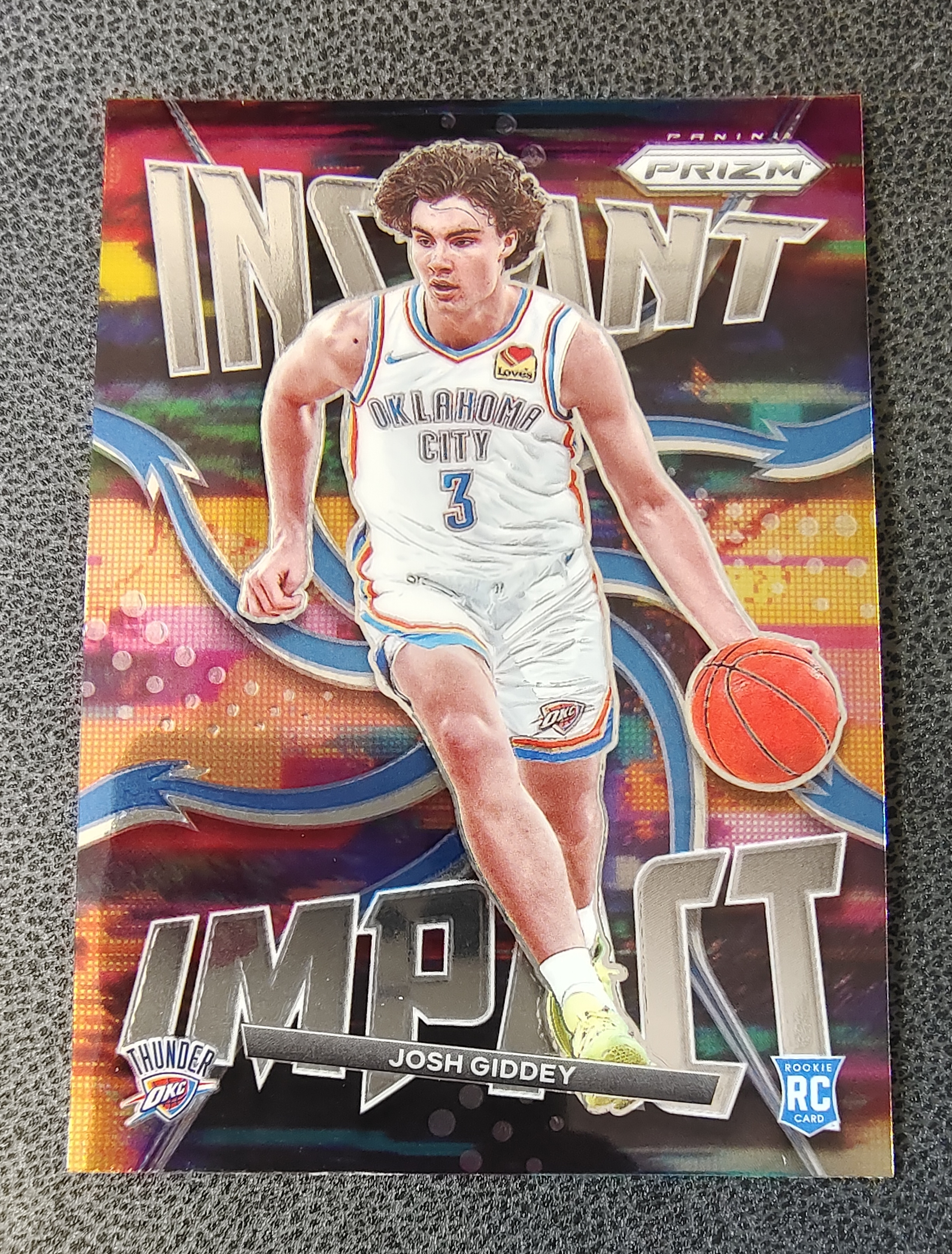 2021-22 Panini Prizm Josh Giddey RC 俄克拉马荷 雷霆队 乔什 吉迪 已和公牛签约 新秀 特卡 卡品如图
