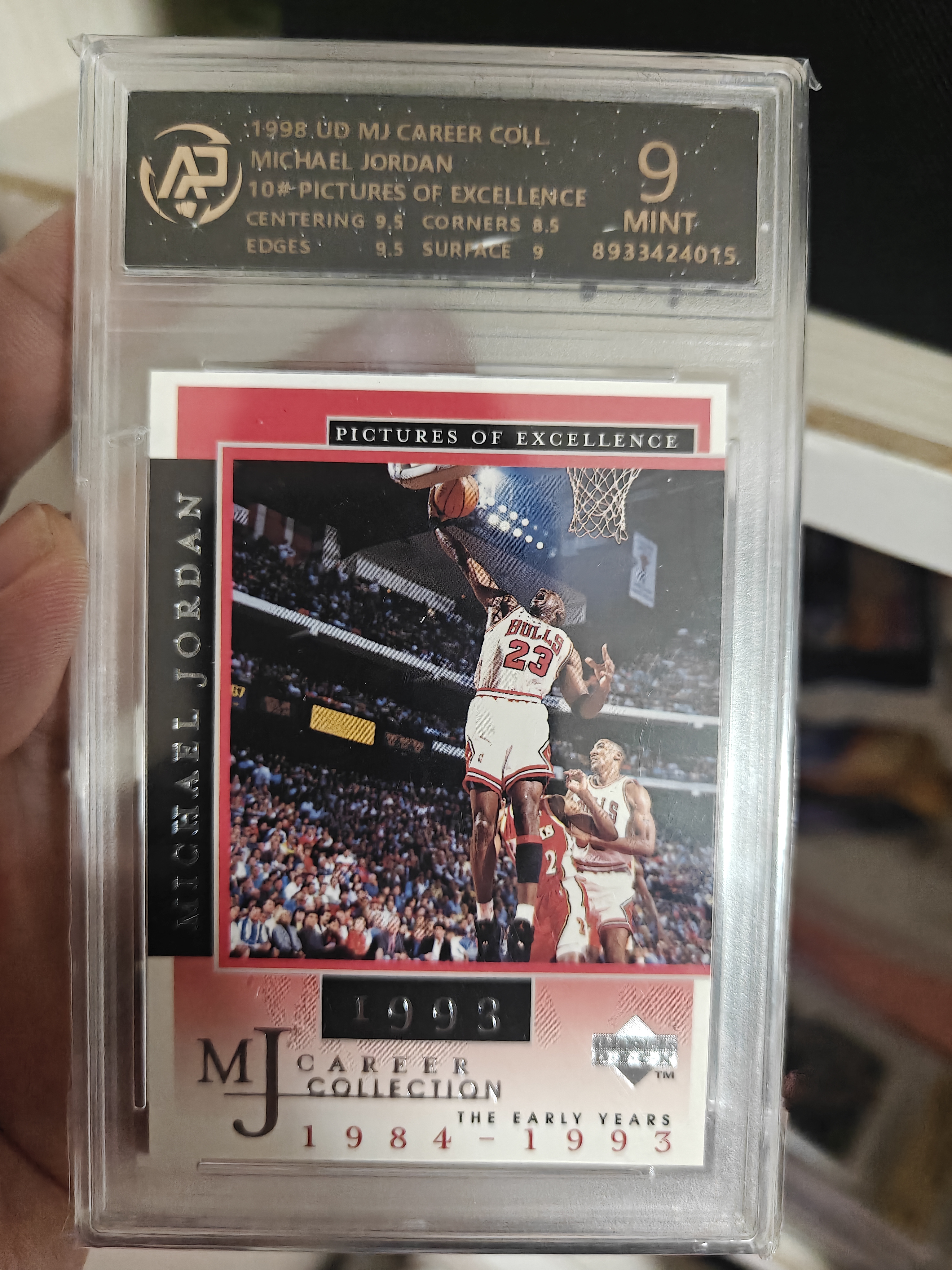 1998 Upper Deck Michael Jordan Career Collection Michael Jordan #10 RPA9 飞人 篮球之神 迈克尔 乔丹 黑标 时刻选图