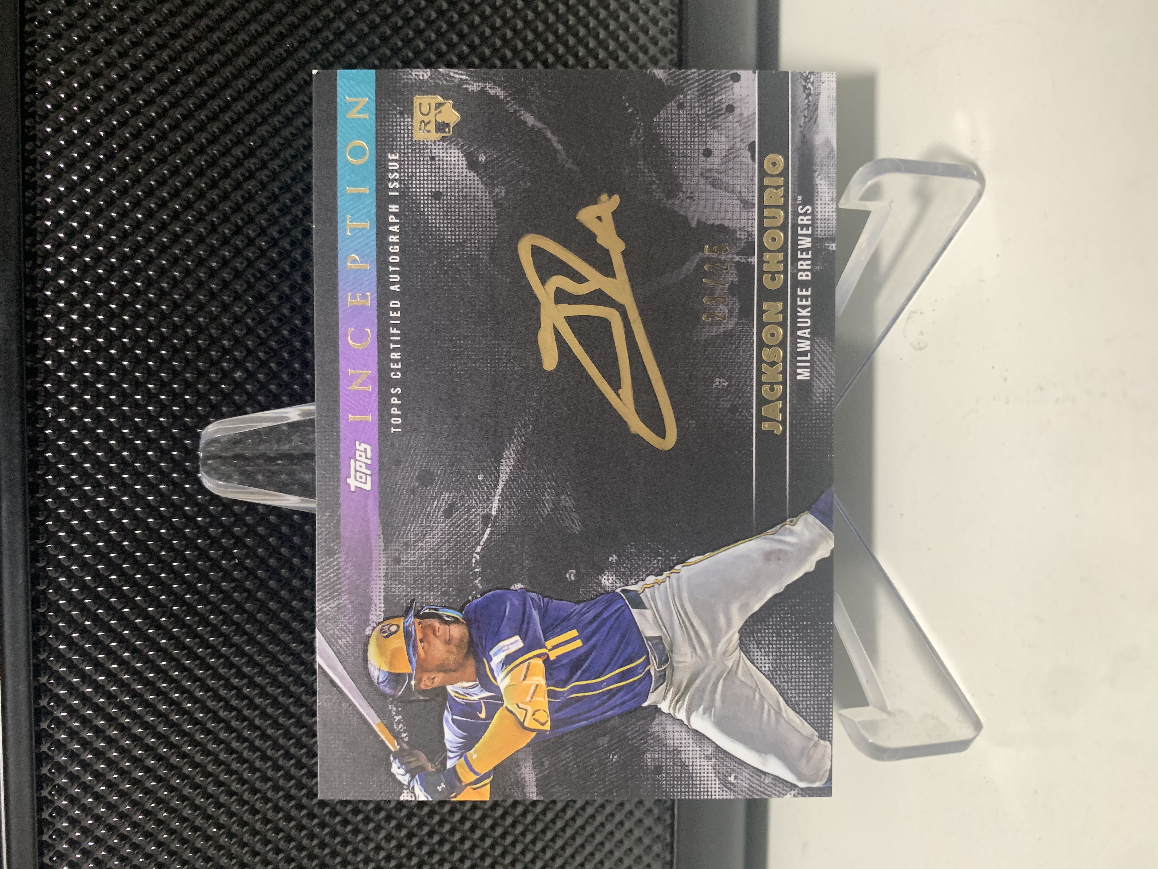 2024 Topps Inception Jackson Chourio RC 棒球mlb 盗梦空间 密尔沃基 酿酒人 杰克逊 乔里奥 新秀 25编 签字 金笔卡签 超级大物 卡品如图