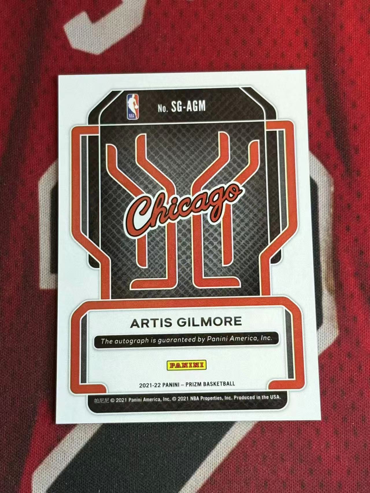 2021-22 PANINI PRIZM PZ系列 Artis Gilmore 公牛名宿 火车头 阿蒂斯吉尔摩尔 签字卡 专收凑套必备【烂臭嘴拍卖】