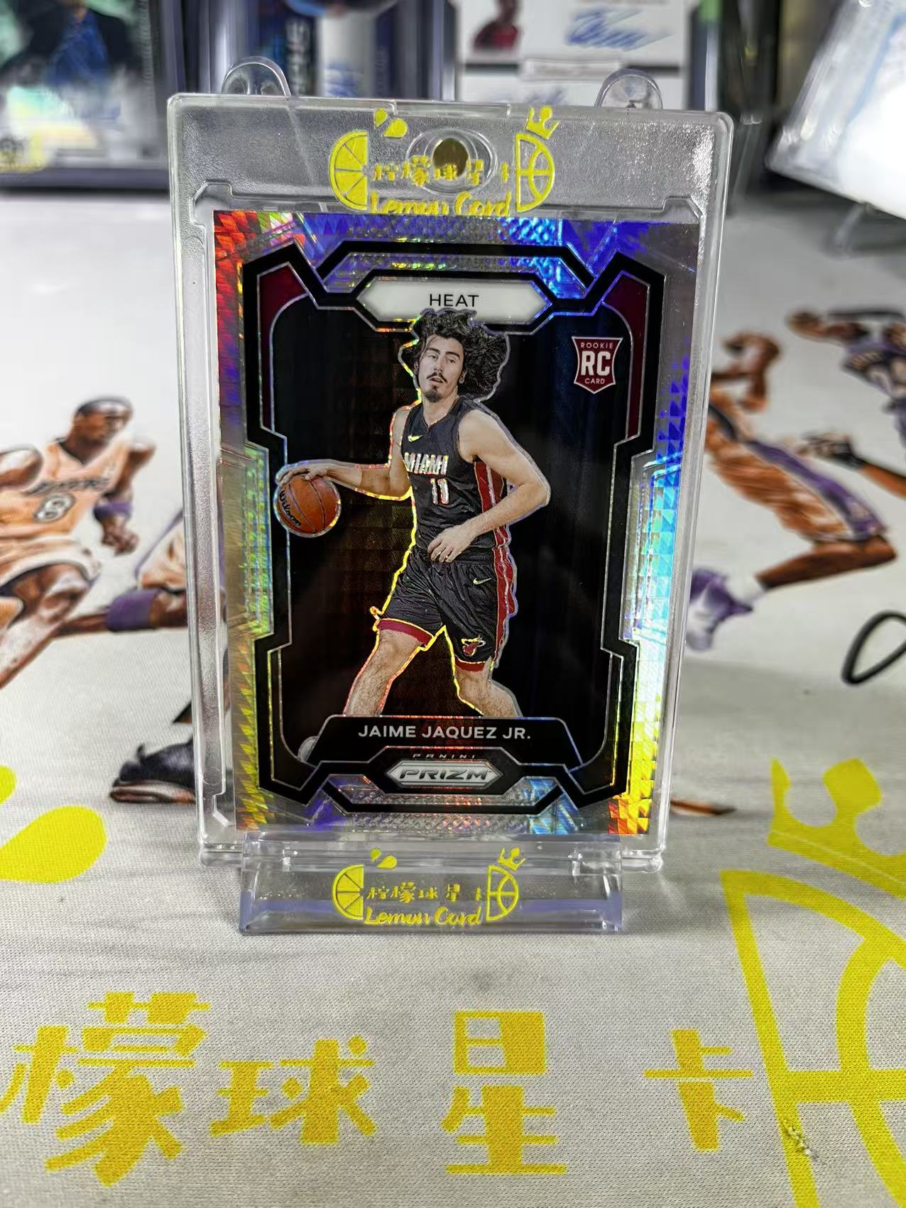 2023-24 Panini Prizm Jaime Jaquez Jr. 【柠檬球星卡拍卖】热火 小海梅 哈克斯 新秀 RC hyper折 折射 pz 2 微瑕如图 #不语