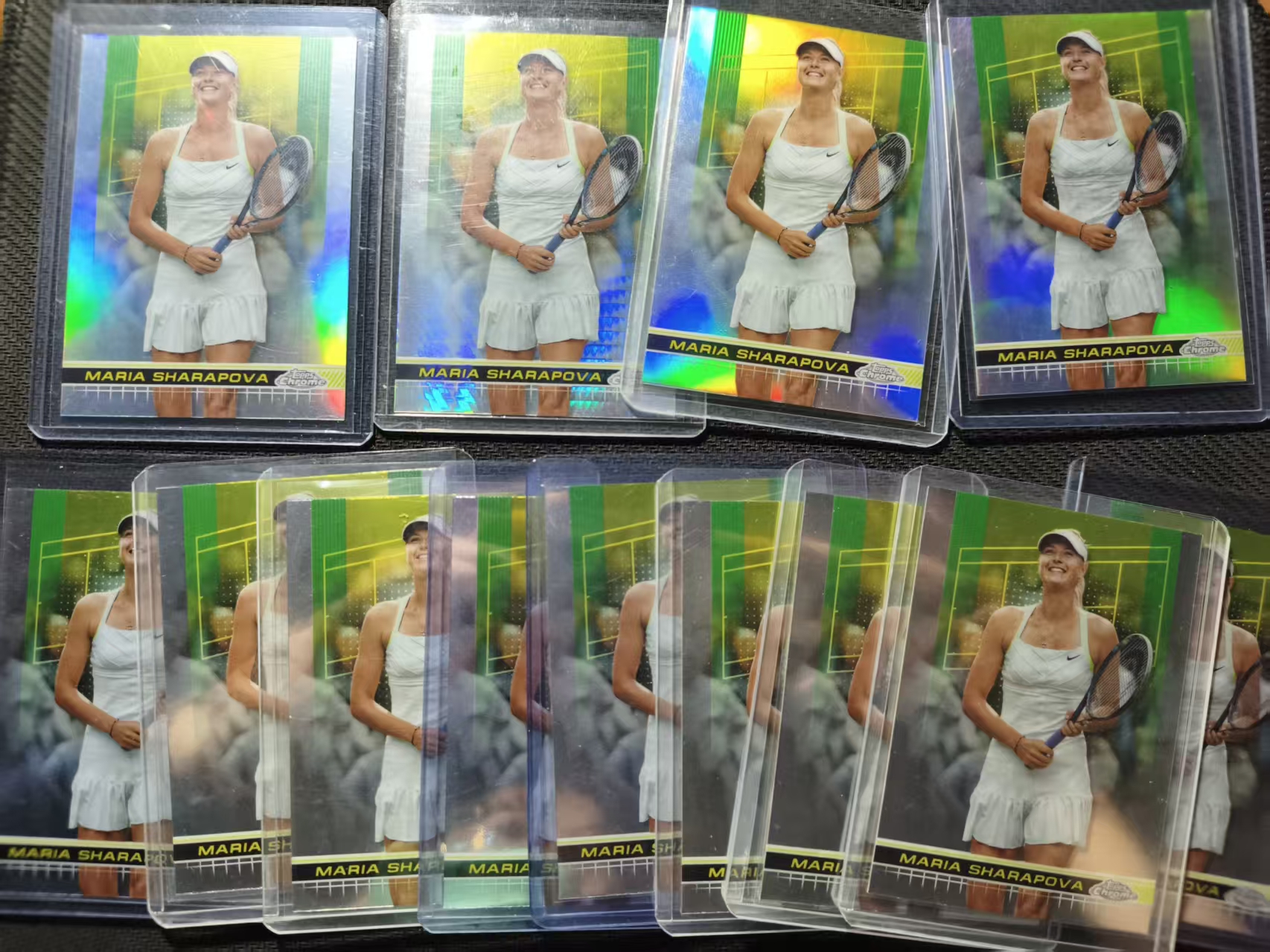 Topps Chrome Maria Sharapova tc 玛丽亚 莎拉波娃 网球 大满贯 折射 base lot #滨滨
