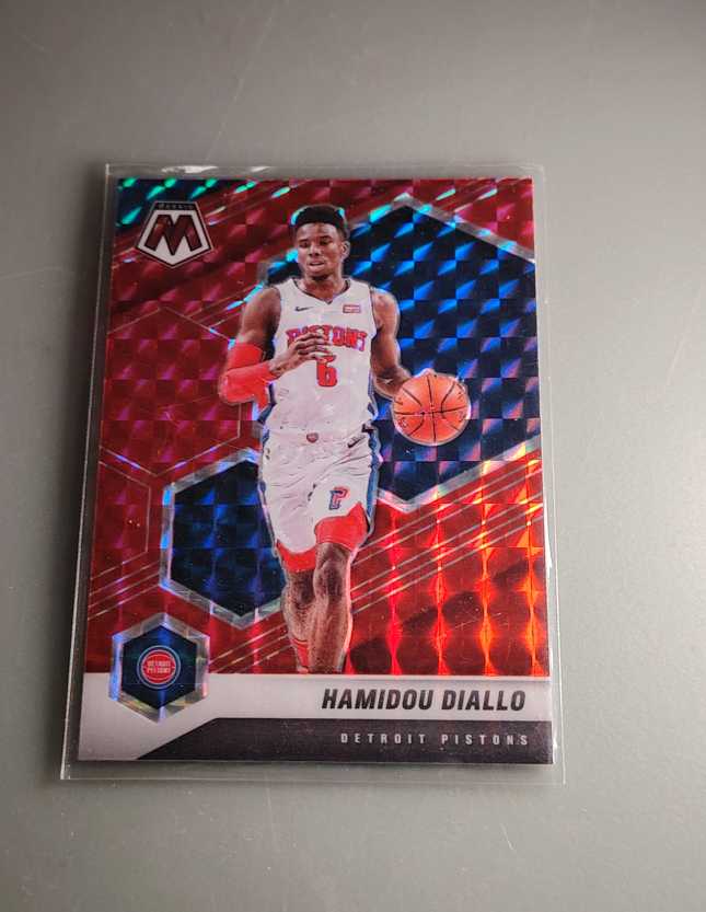 2020-21 Panini Mosaic Hamidou Diallo 【开心鱼】 帕尼尼马赛克 哈米杜迪亚洛 活塞 红马赛克折 专收必备 卡品如图 kxy