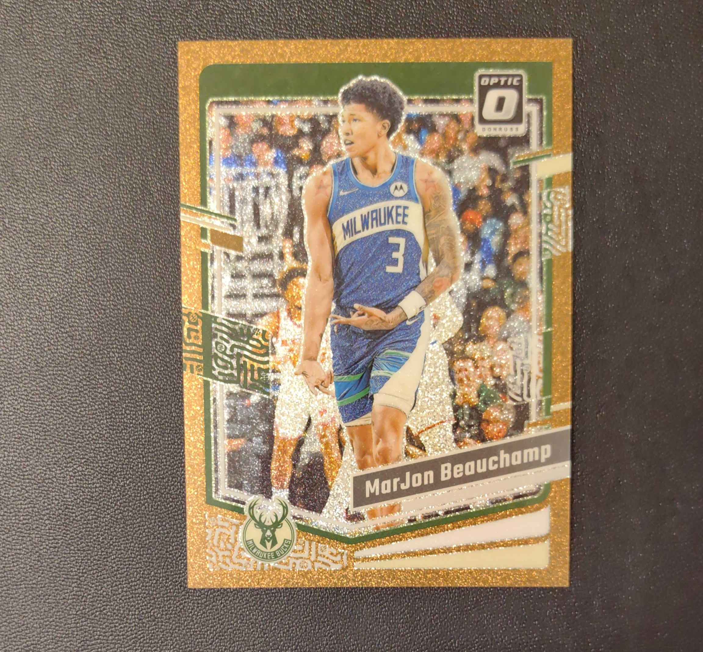 2023-24 Panini Donruss Optic Marjon Beauchamp 杜蕾斯OP 雄鹿 马乔恩比彻姆 铜闪折 99编 字母哥 库里 东契奇 詹姆斯 勇士 湖人 文班亚马