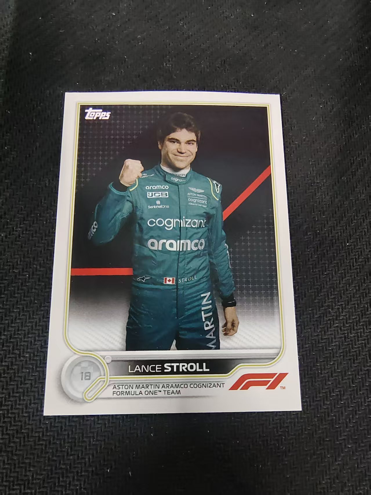 【汽水拍卖】2022 Topps Chrome F1 Lance Stroll 兰斯 斯托尔 划痕 边角瑕疵 @48