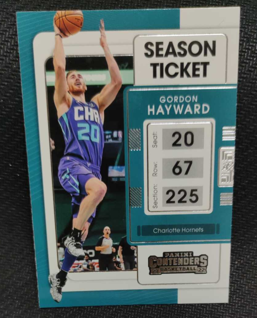 2021-22 Panini Contenders Gordon Hayward 戈登 海沃德 黄蜂队 no.16 凑套必备 可累计