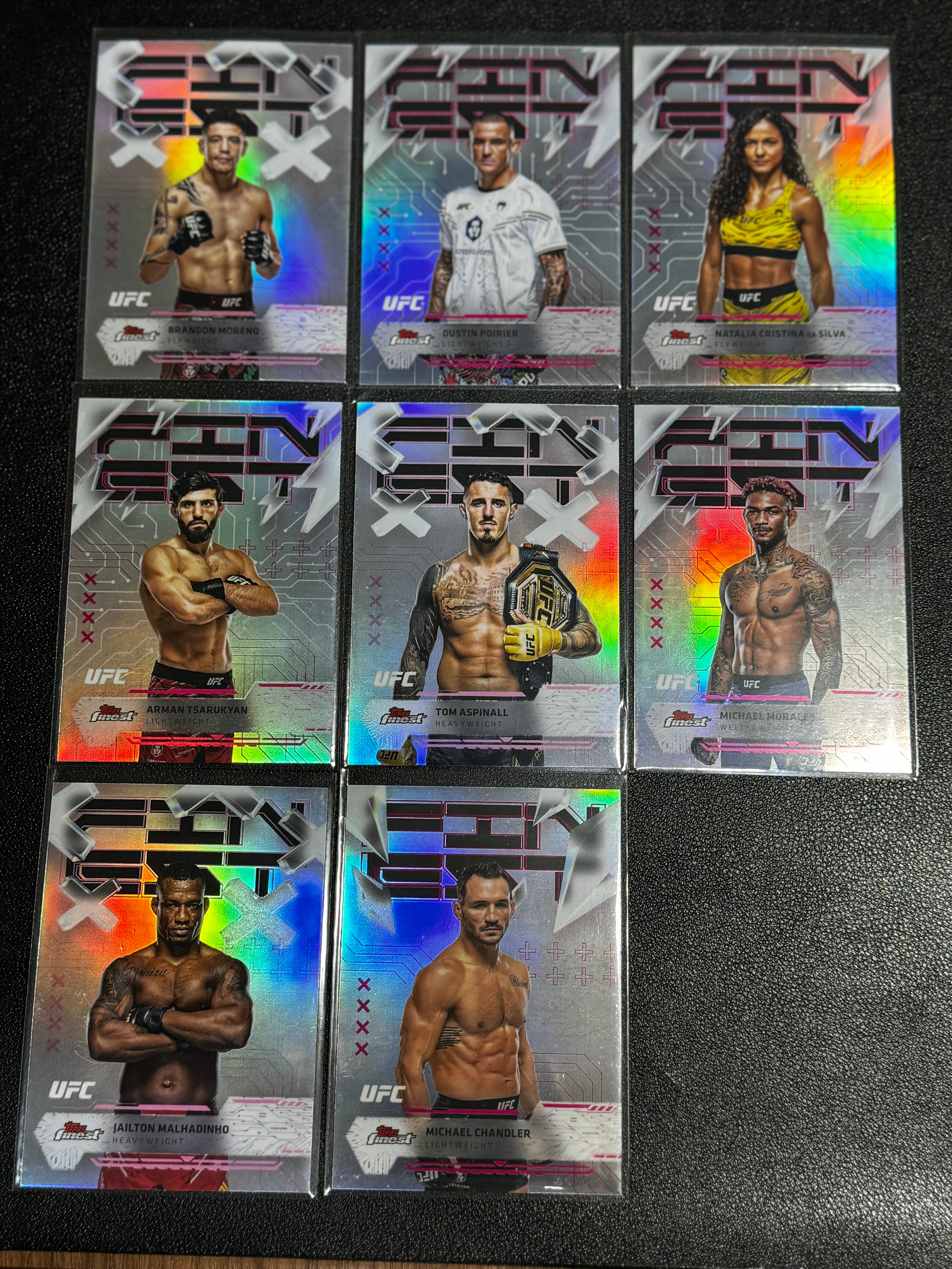 2025 Topps Finest UFC 综合格斗 银折 莫雷诺 Brandon Moreno 钱德勒 Michael Chandler 等 潜力无限 LWDG