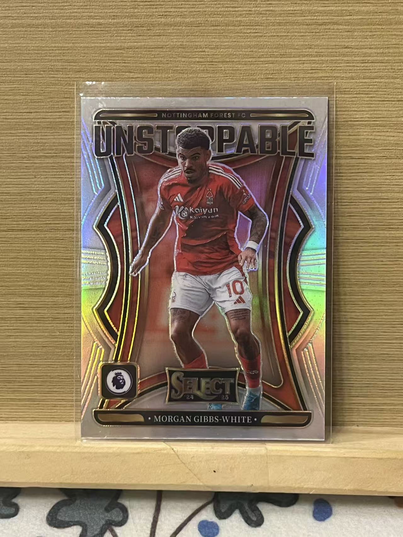 2024-25 Panini Select Morgan Gibbs White 吉布斯 怀特 特卡 诺丁汉森林 英超 银折 实卡精美 卡品如图 L10