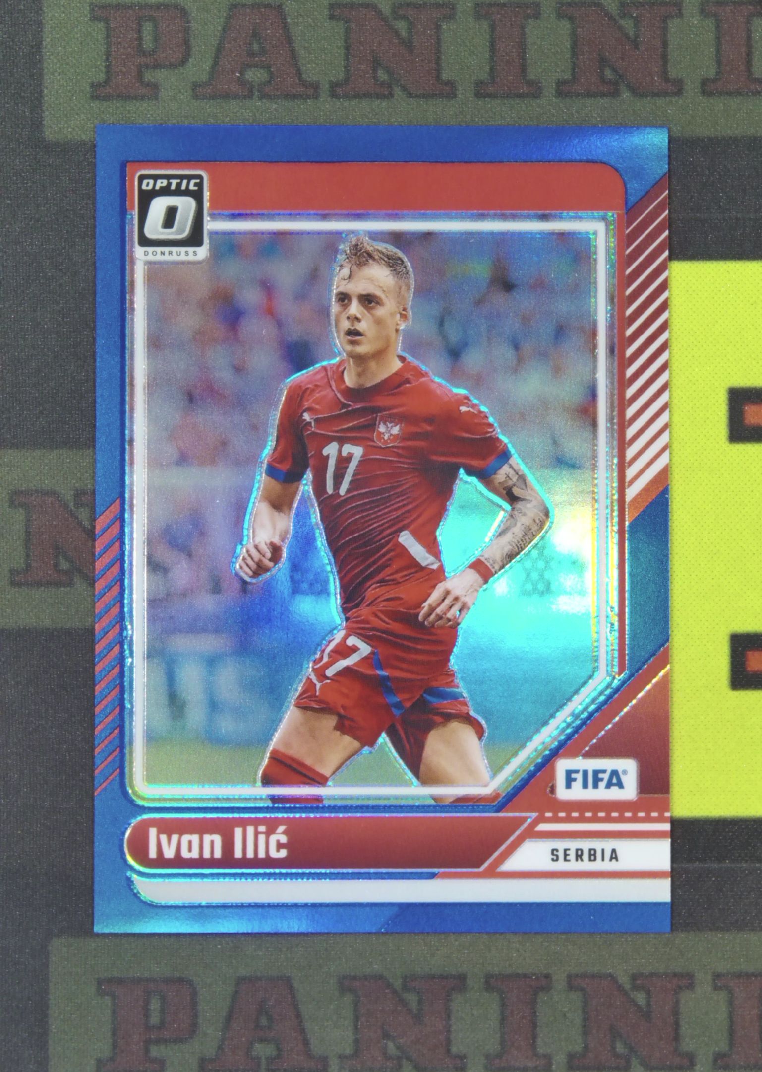 2024-25 Panini Optic Ivan Ilic Nirvana Project 伊万 伊利奇 塞尔维亚 013/149 蓝折 折射 OP 卡品如图 收藏必备 SXY1