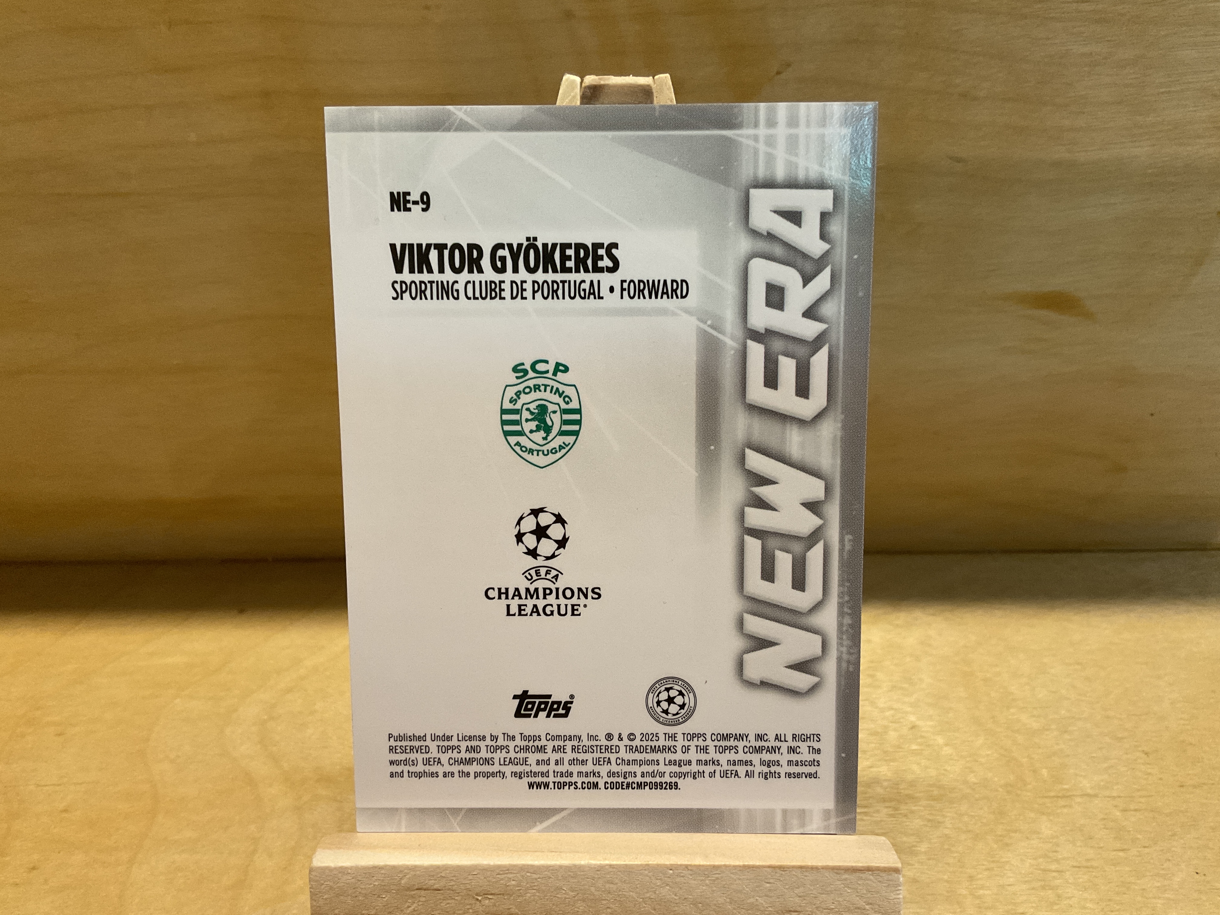 2025 Topps Topps Viktor Gyokeres #NE-9 new era 约克雷斯 阿森纳 欧冠 葡萄牙竞技