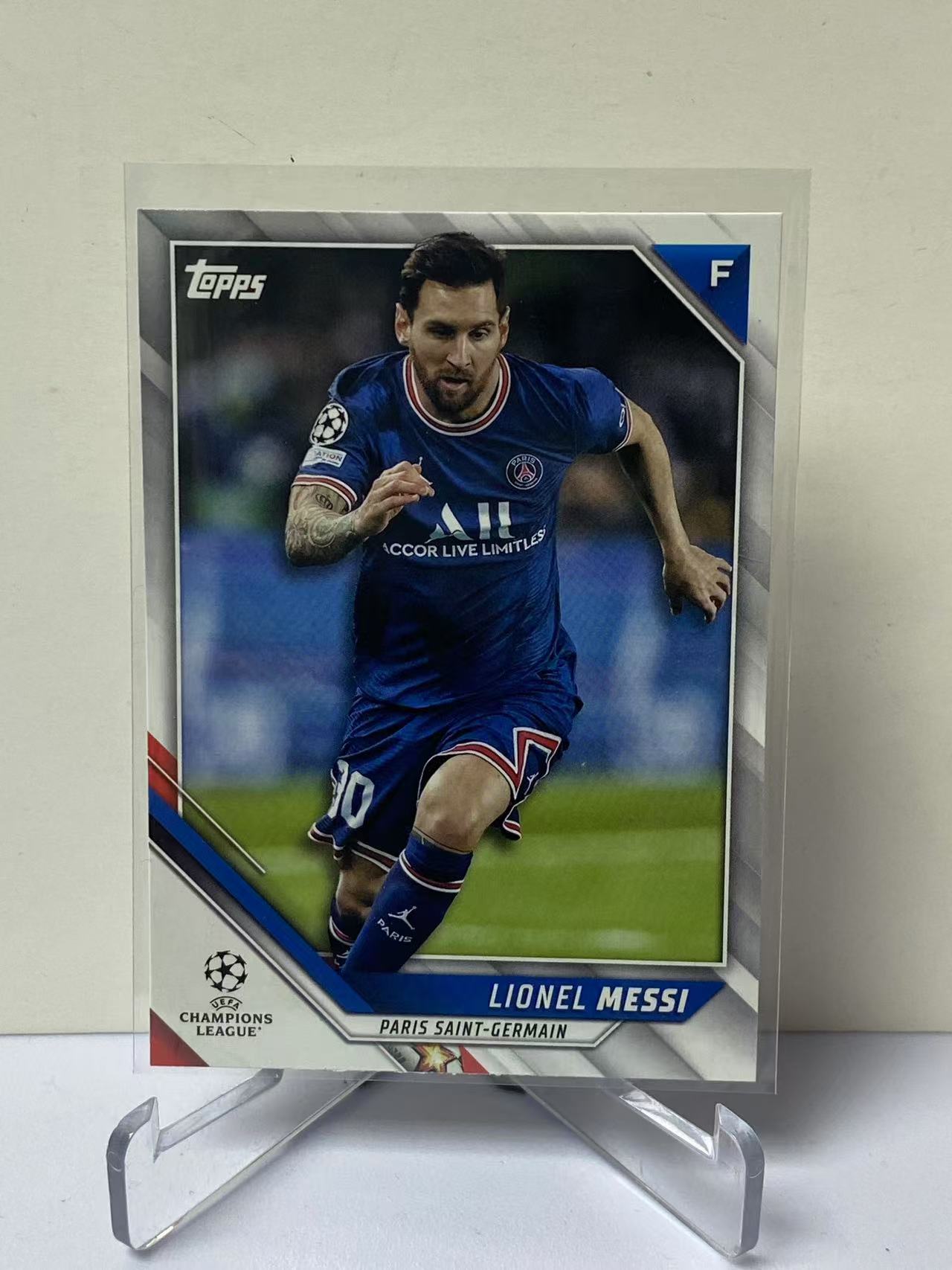 2022 Topps 日版 樱花 Lionel Messi 欧冠 樱花 巴黎 巴萨 阿根廷 梅西 base 不保卡品 收藏必备 卡品如图 jefr