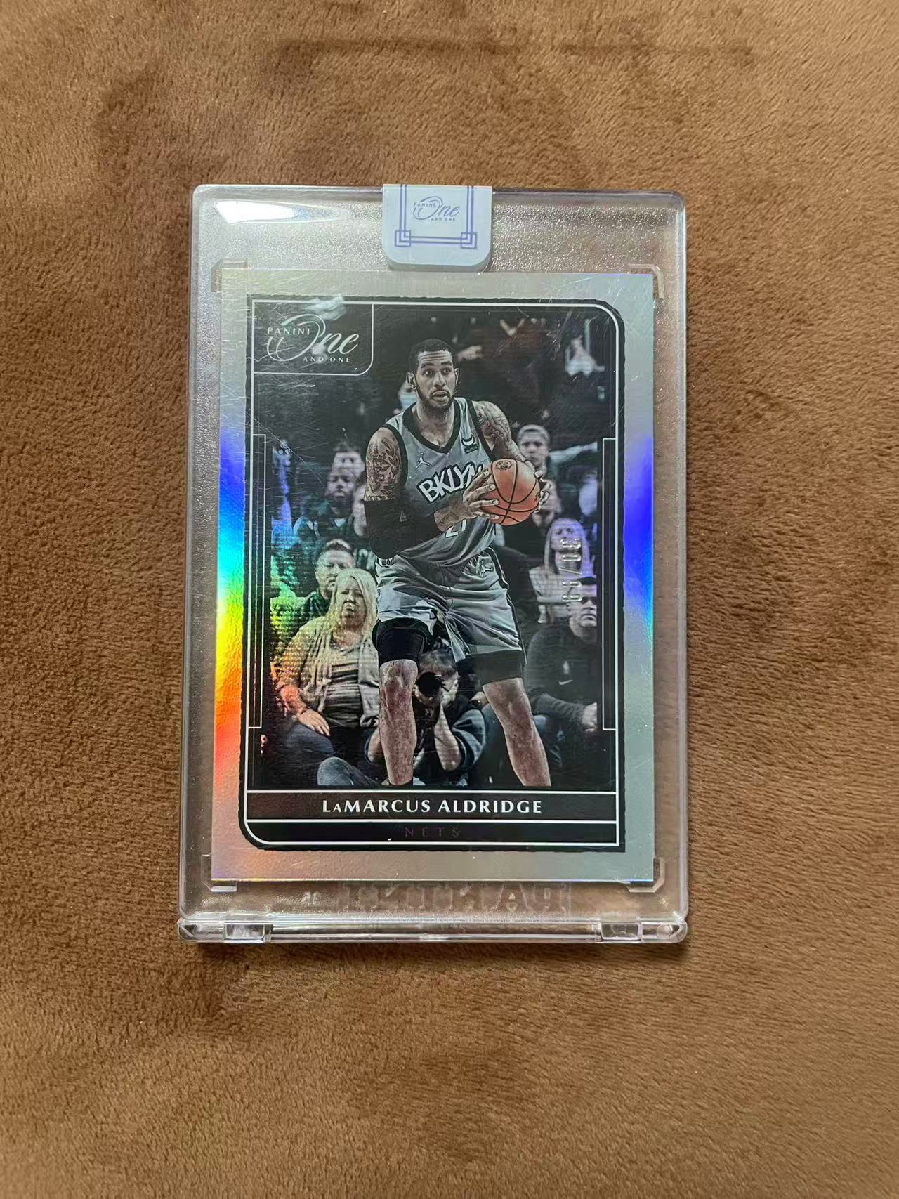 2021-22 Panini One and One LaMarcus Aldridge 马刺 拉玛库斯 阿尔德里奇 阿德 one系列 99编 base 原封砖 彩虹折射同版凑套在拍 专收必备【z】