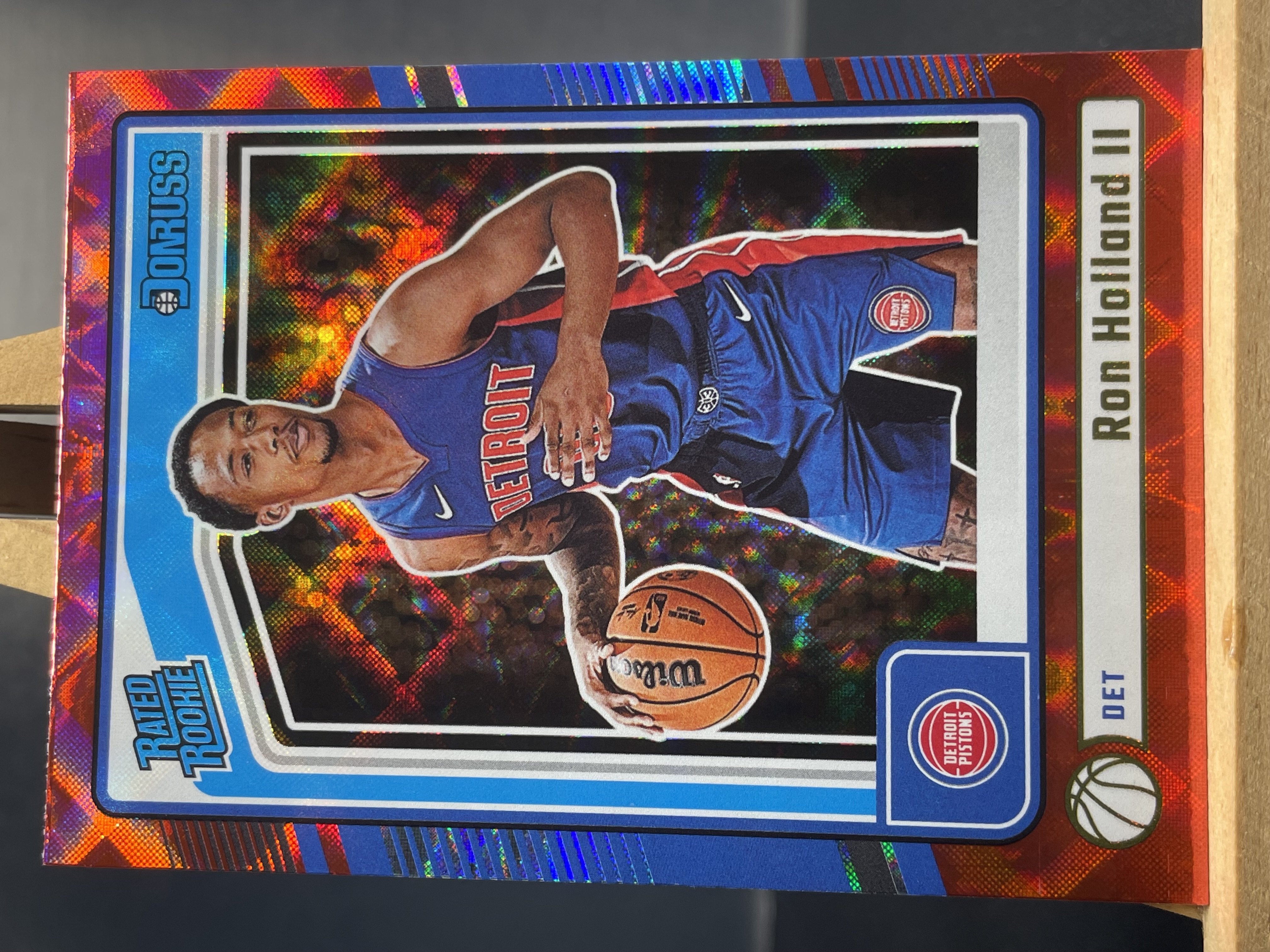 (B8) 2024-25 PANINI 杜蕾斯 系列 紅蛛網折 新秀RC 羅恩 霍蘭德二世 活塞 實卡好看 收藏湊套必備 卡品如圖 ！??！