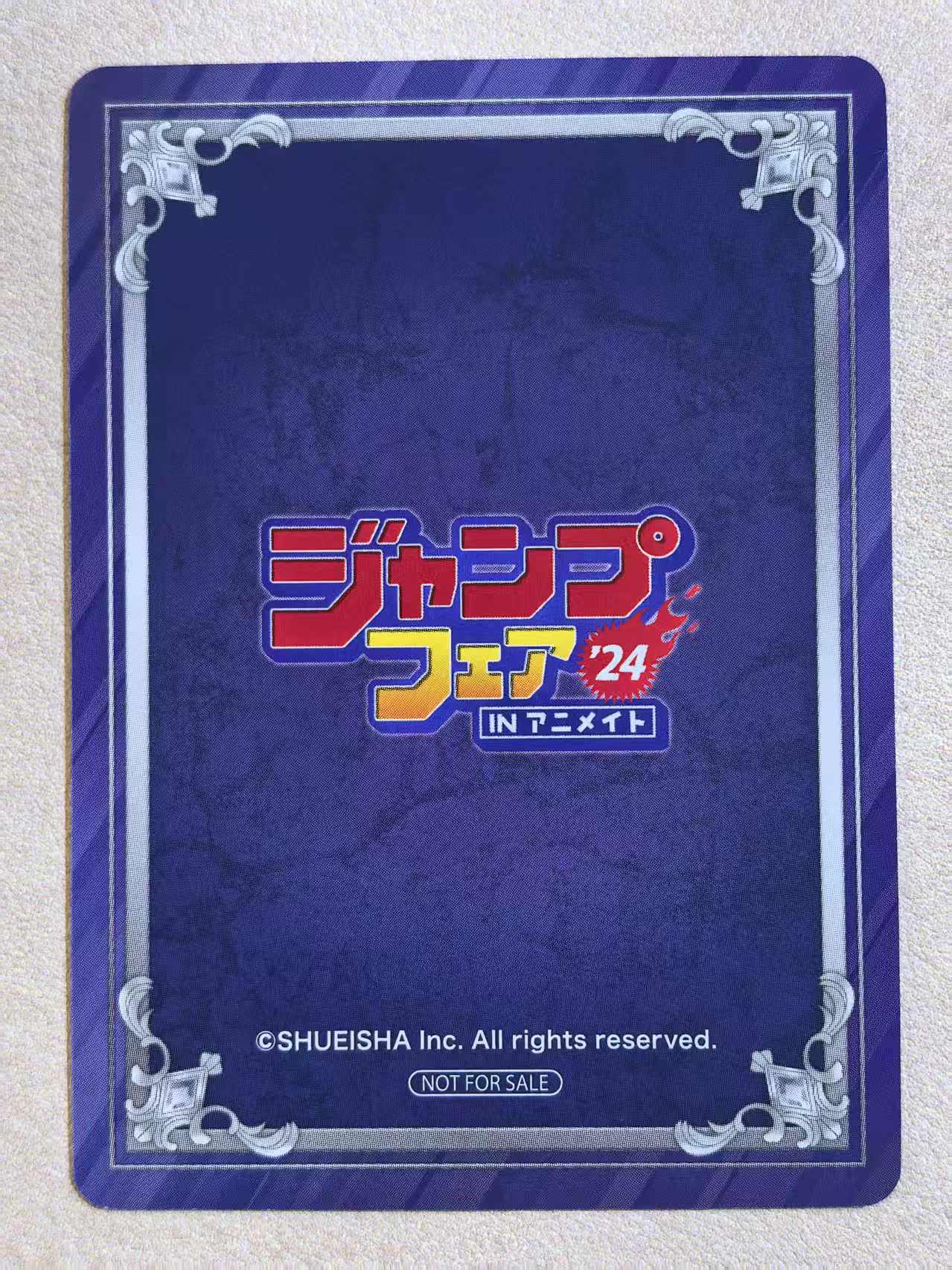 Jump Fair 2024 in Animate 安利美特书店 集英社漫画 活动限定特典卡《驱魔少年》“库洛斯・玛利安、亚连・沃克”星野桂创作 卡边有白点 卡品如图