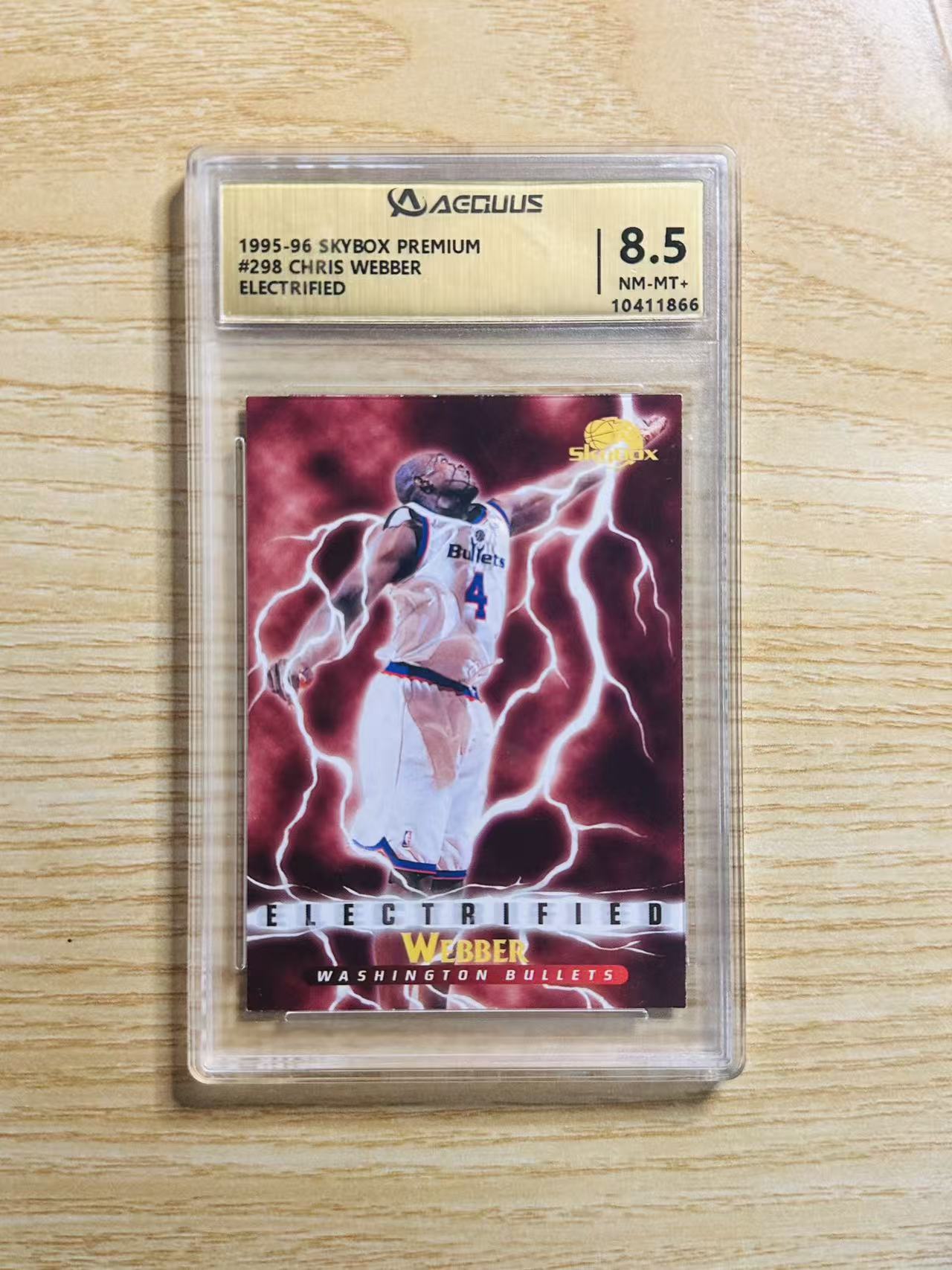 1995-96 SkyBox nba Chris Webber 嘿嘿代卖 克里斯 韦伯 老卡 老特 国评 RPA8.5 收藏必备