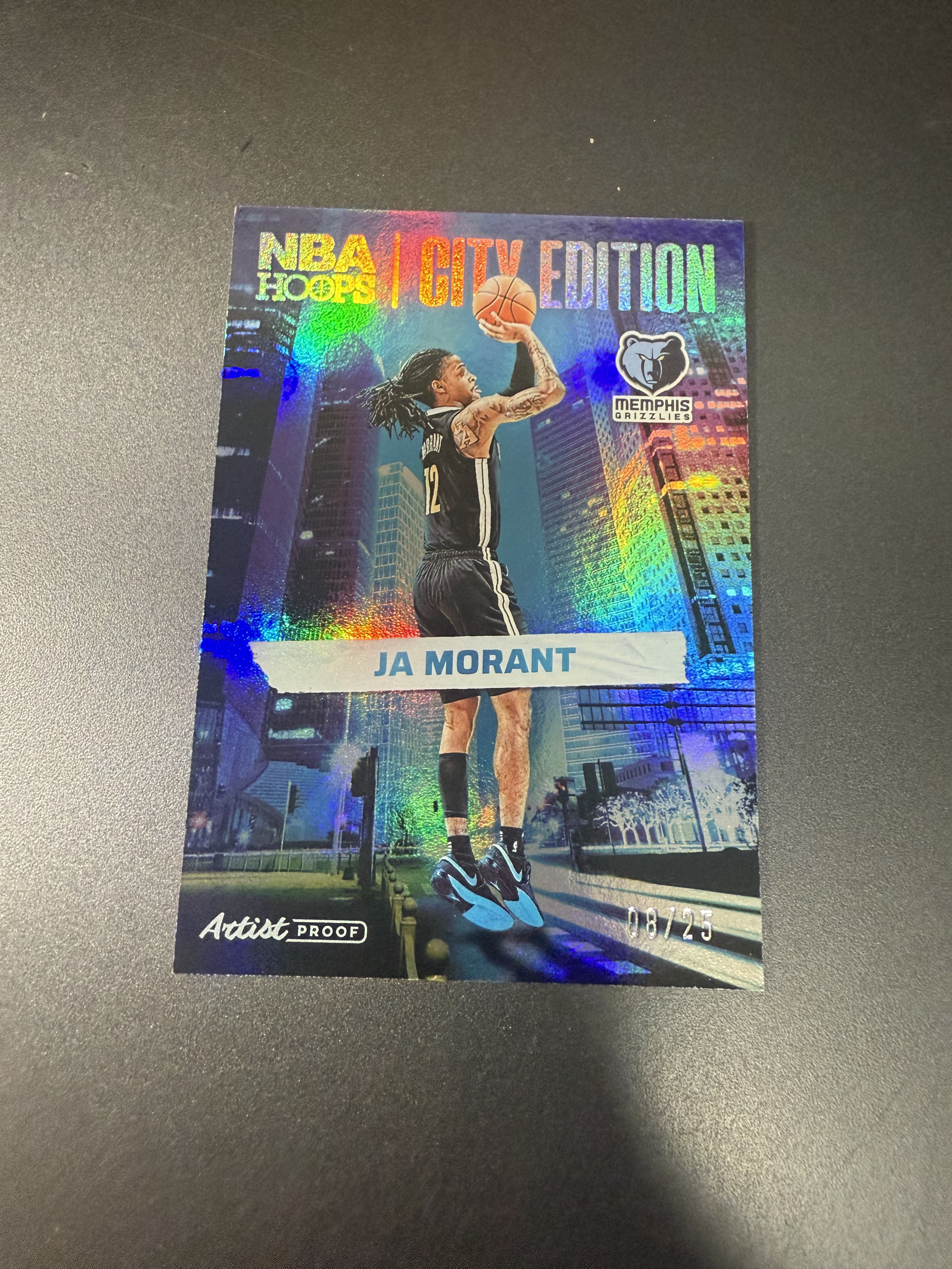 2024-25 Panini NBA Hoops Ja Morant 贾 莫兰特 城市 折射 25编 低编 灰熊队 件
