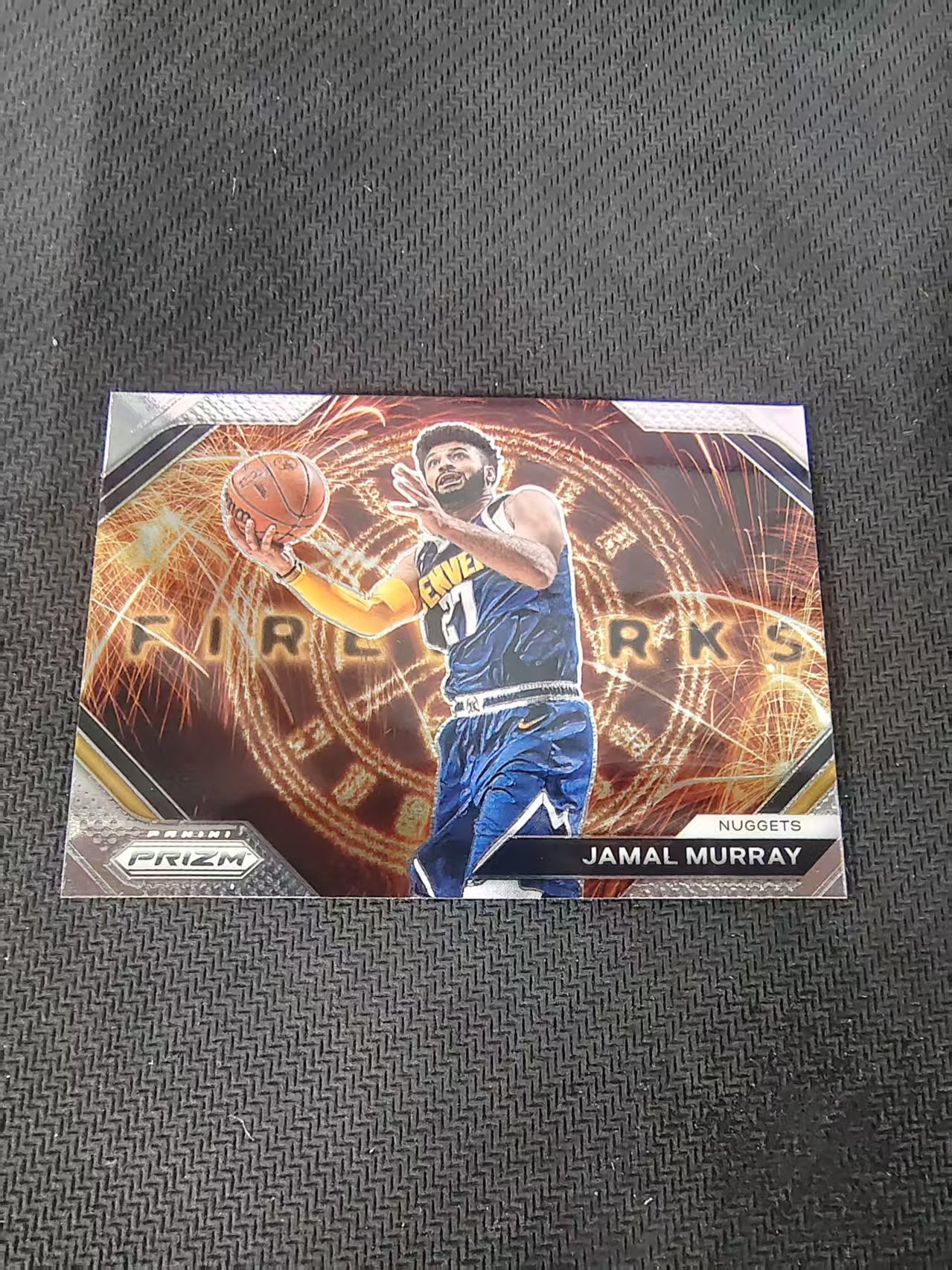【可合并,不累计】2023-24 Panini Prizm Jamal Murray 贾马尔 穆雷 掘金 烟花特卡 PZ 划痕 边角微瑕 介意勿拍 #25