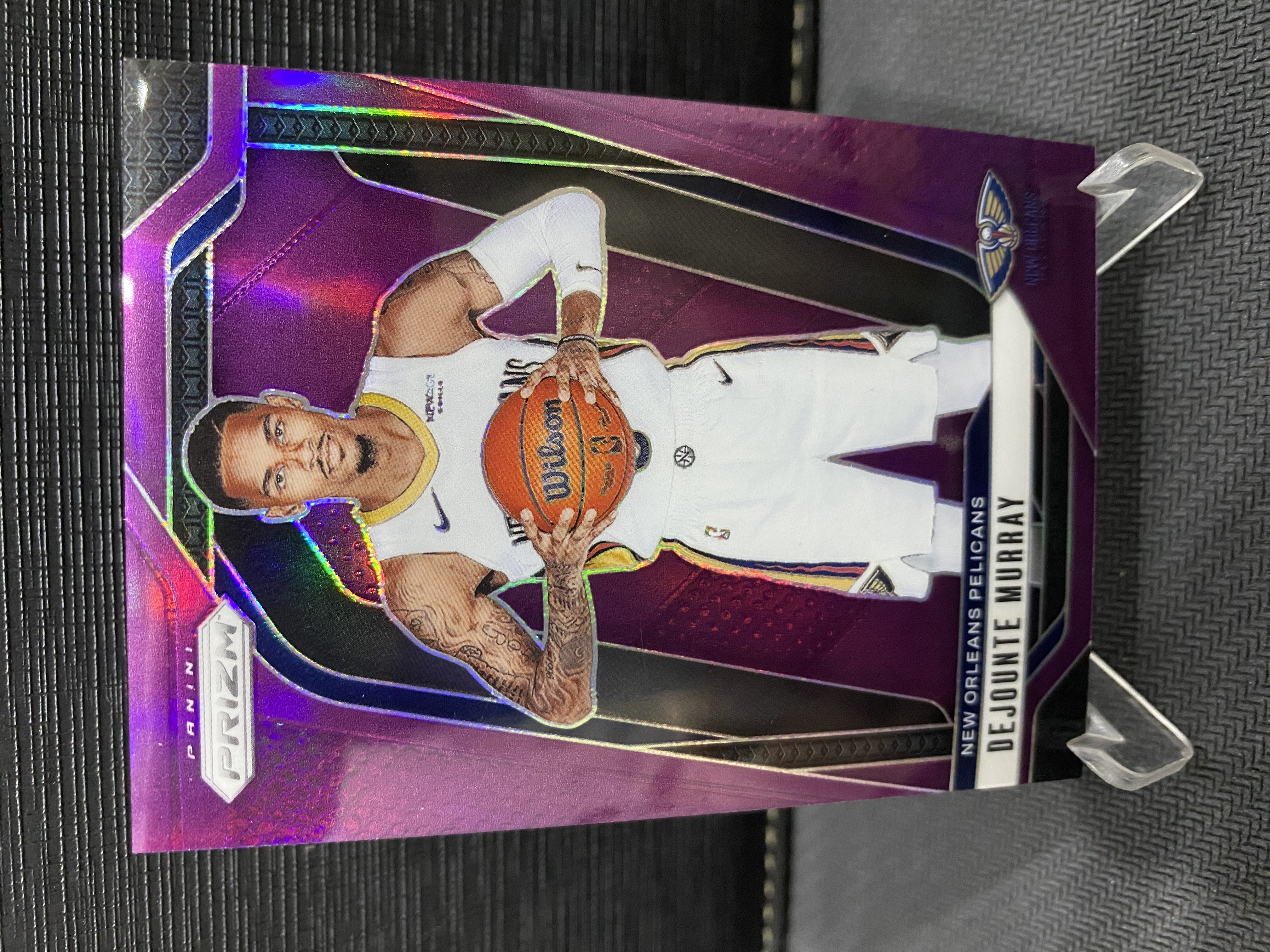 2024-25 Panini Prizm Dejounte Murray PZ 鹈鹕 德章泰 穆雷 99编 紫折 收藏必备 卡品如图 -老道-【乌苏拍卖】