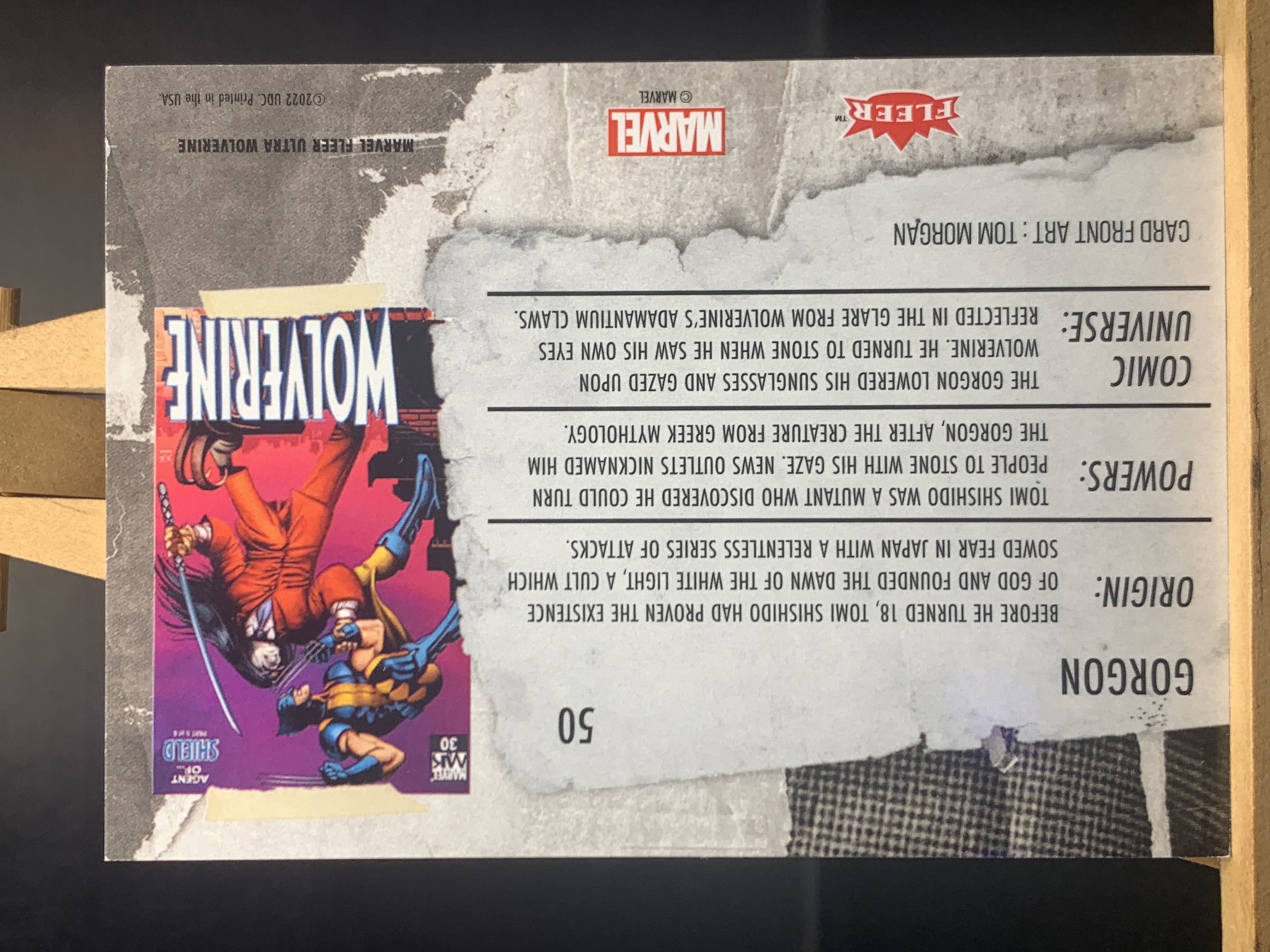 (S8)2022 FLEER MARVEL 漫威 BASE 戈耳工 实卡好看 收藏凑套必备 卡品如图!!!