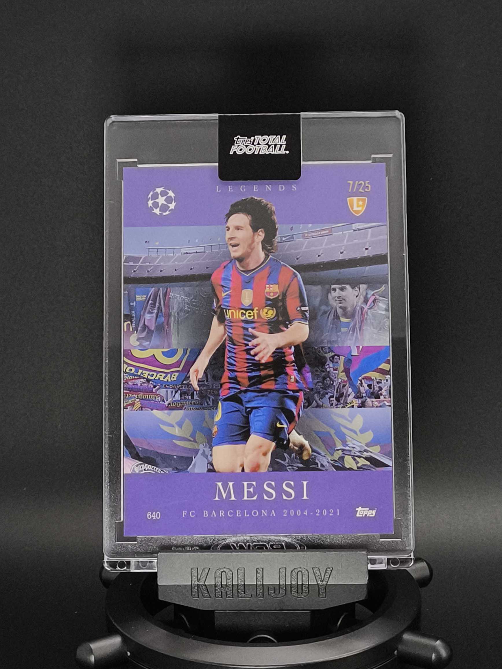 2025-26 Topps Total Football Lionel Messi 莱昂内尔・梅西 梅西 巴塞罗那 巴萨 阿根廷 梅球王 是7/25 编 TTF 原封砖