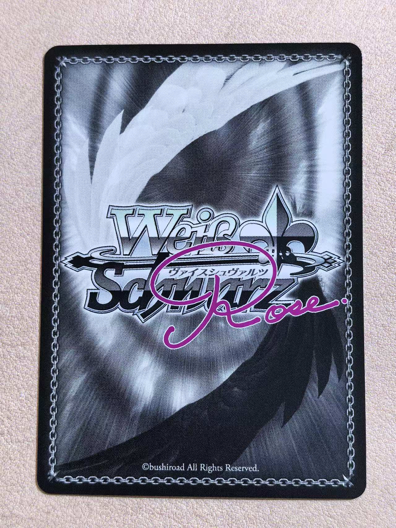 Weiss Schwarz Rose《RIDDLE JOKER》系列 “Sympathy 七海”OS01/R01‑003OFR OFR闪卡 默认微瑕 卡品如图