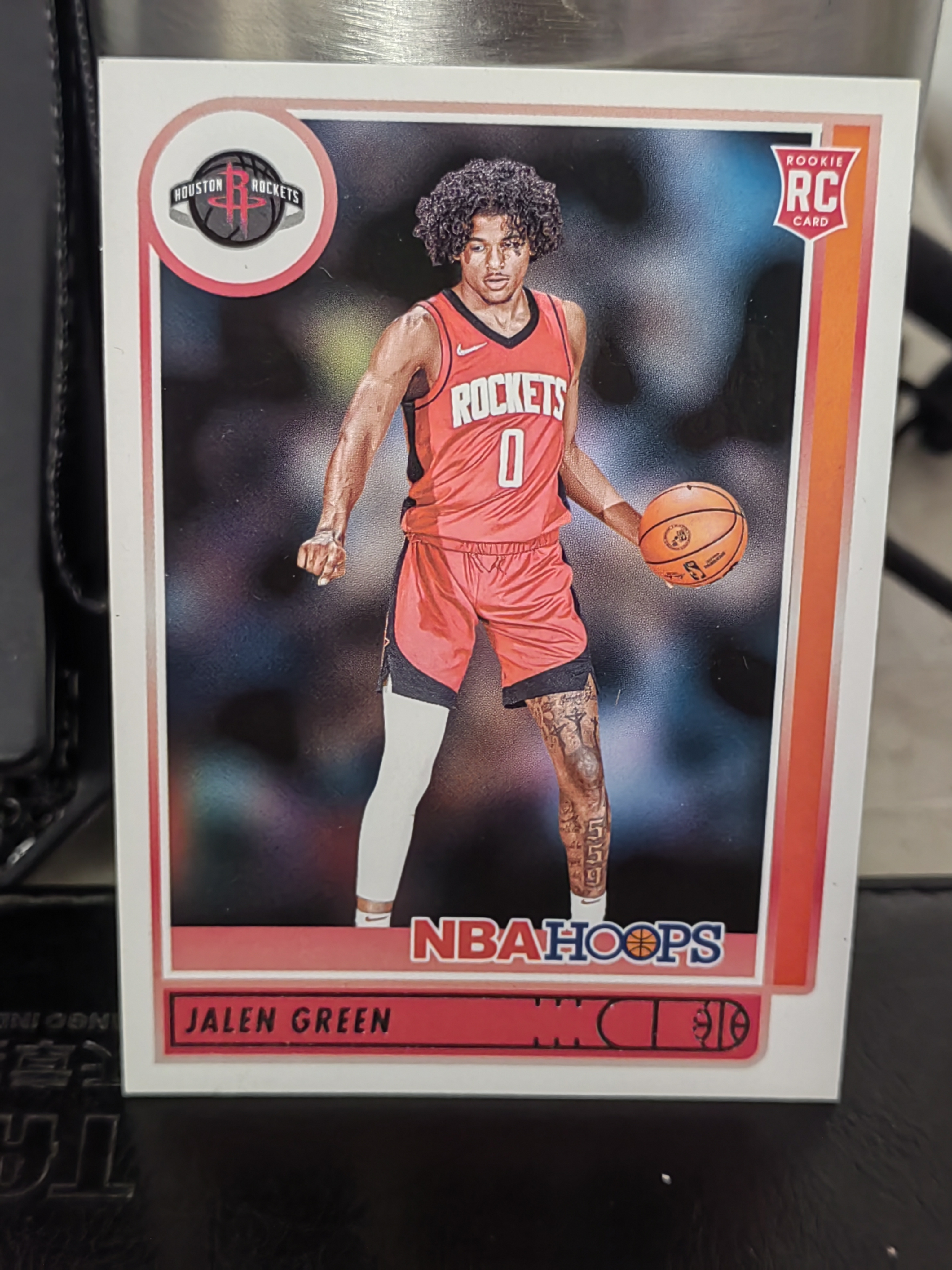 2021-22 Panini Hoops Jalen Green RC Hoops 新秀 杰伦 格林 火箭 篮 白边白角 不保卡品 卡品如图