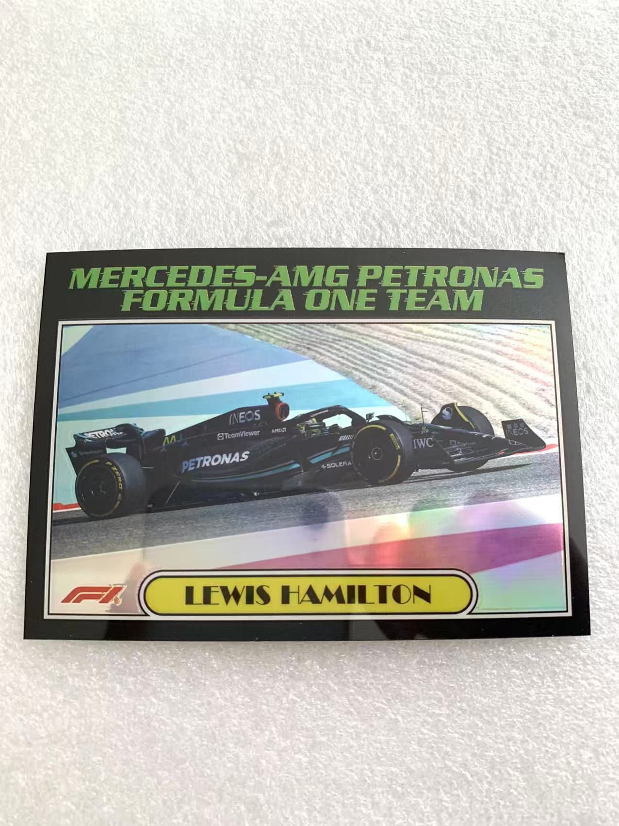 2022 Topps Chrome Lewis Hamilton 梅奔老汉 刘易斯 汉密尔顿 特卡 银折 折射 车卡