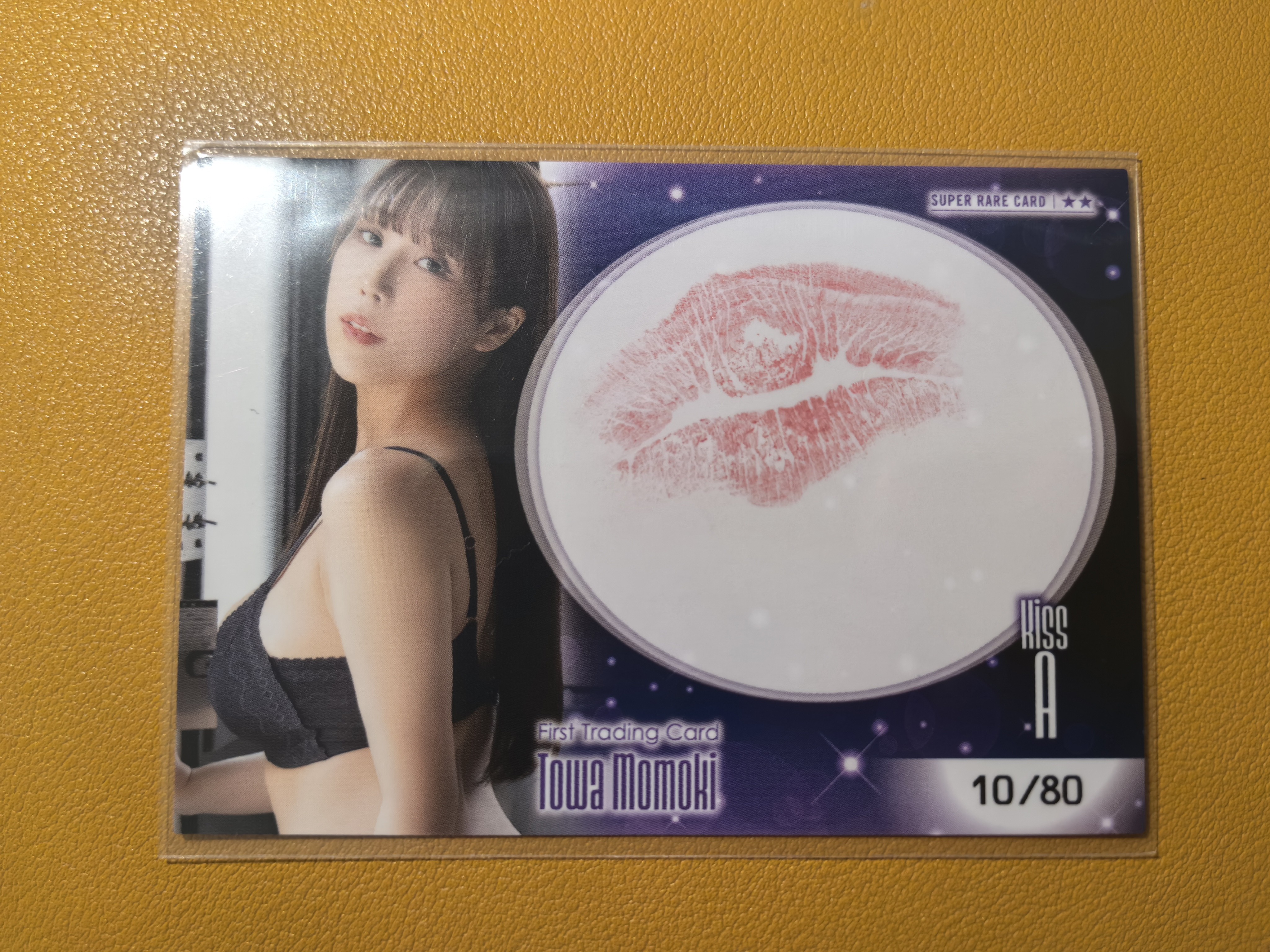 HIT'S偶像艺人【日本代购】桃木兔羽 80编唇印卡 实卡超好看绝版稀有美女车模妹卡