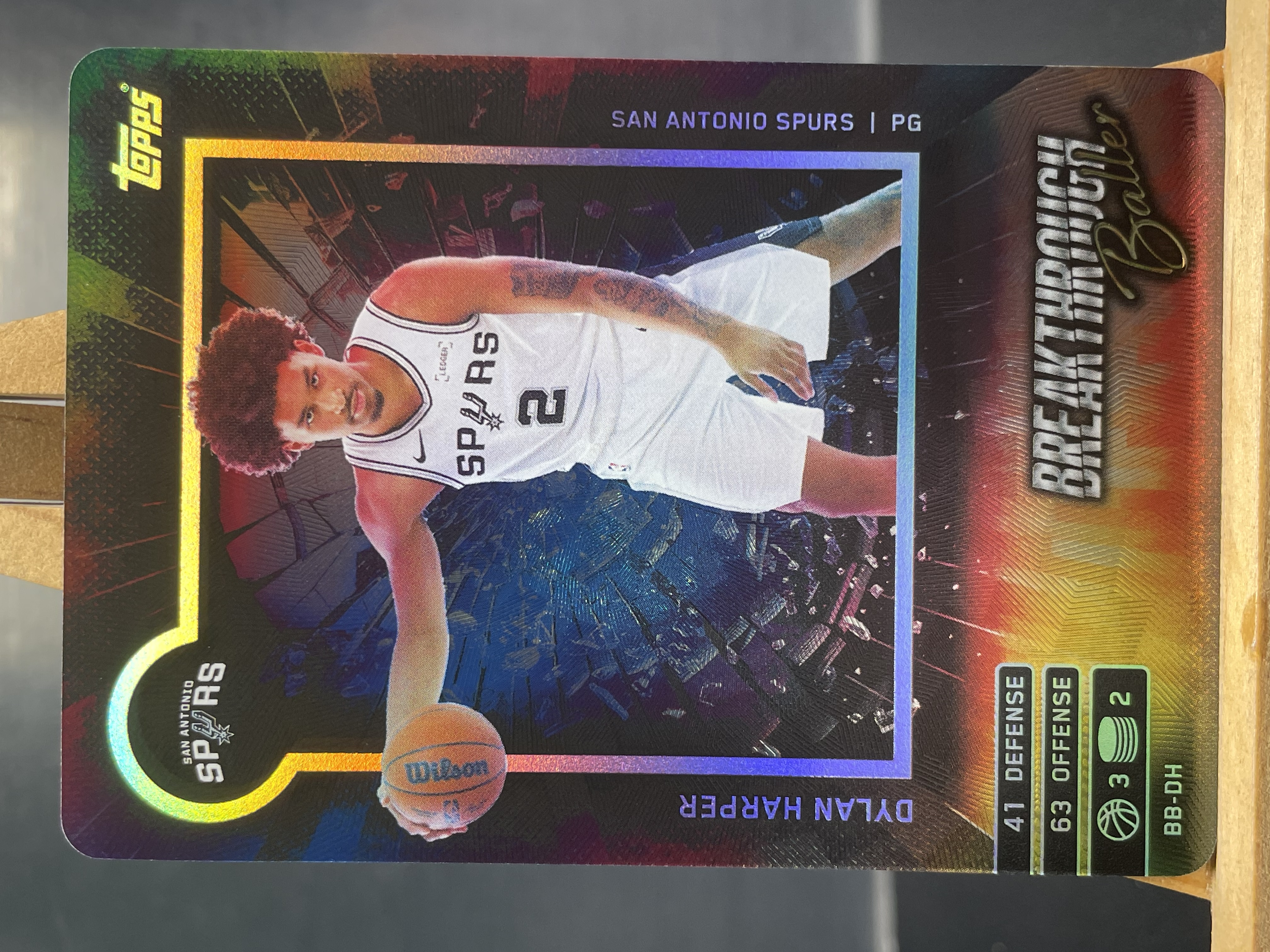 (K7) 2025 TOPPS 折射 迪伦 哈珀 马刺 近期大热球星 收藏必备 卡品如图 ! ! !