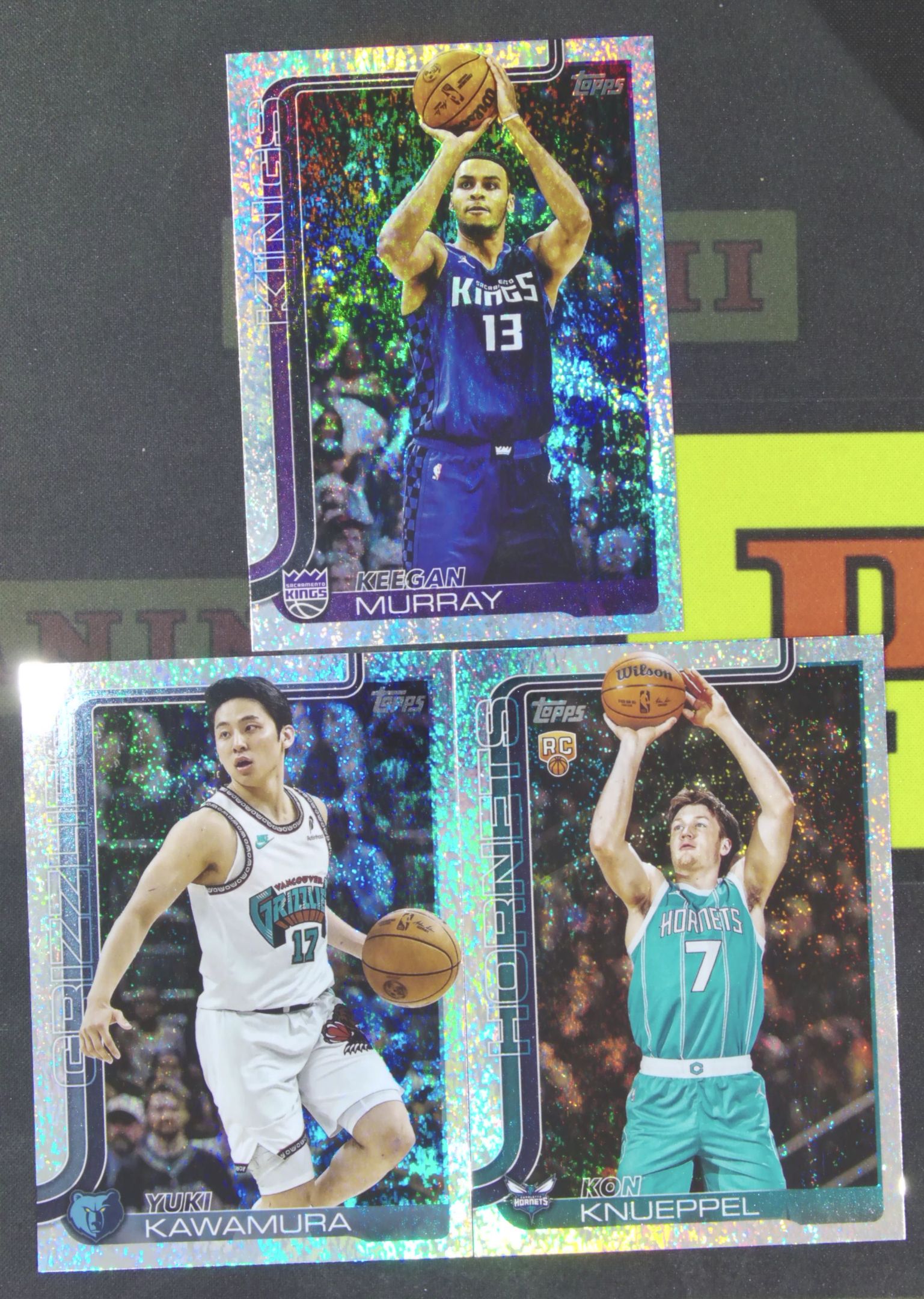 2025-26 Topps Flagship Kon Knueppel RC Nirvana Project 基根 穆雷 河村永辉 克努佩尔 3张lot 银闪 折射 卡品如图 收藏必备 Cory001