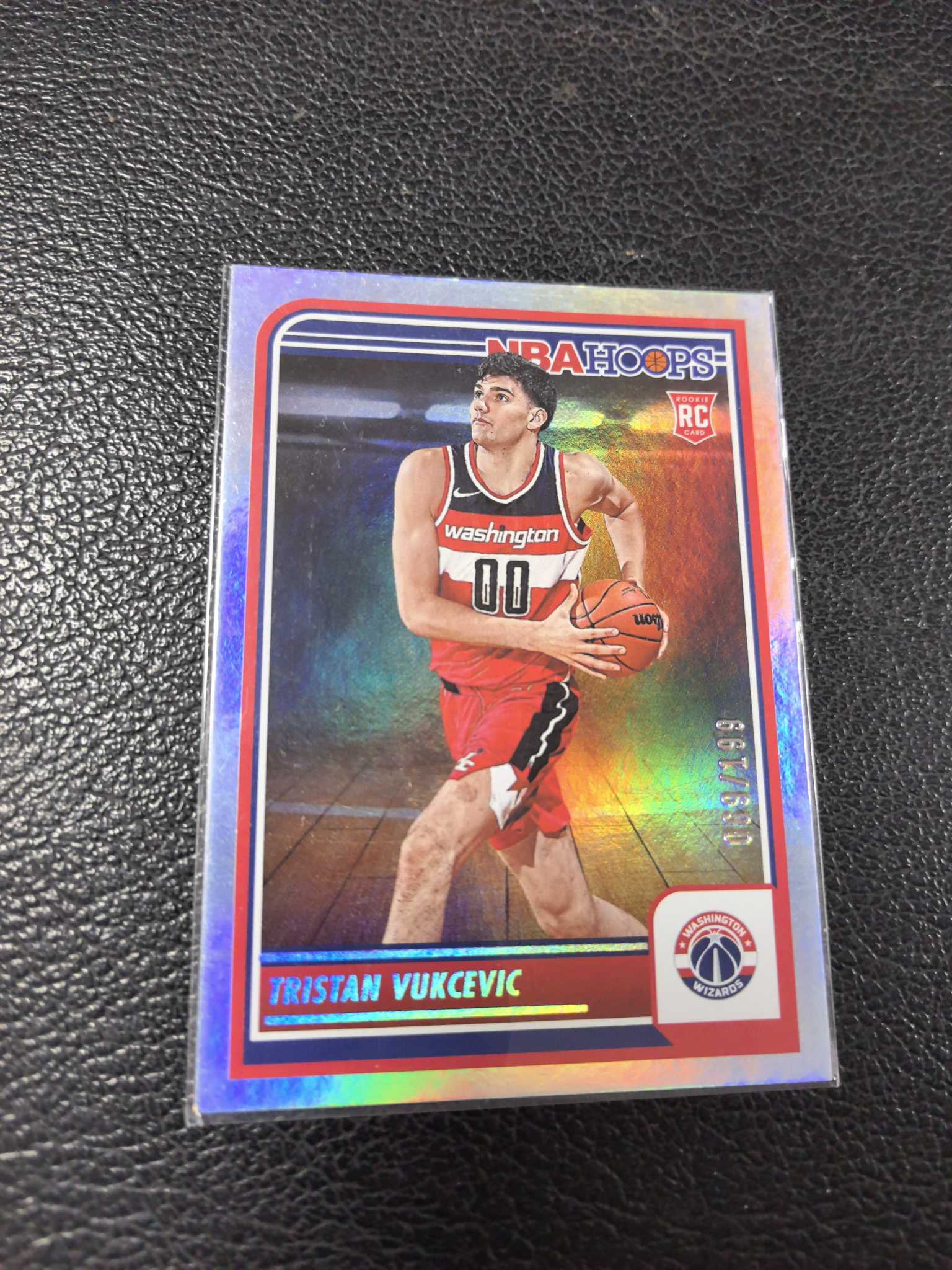 2023-24 武克切维奇 199编 奇才 银折 hoops 10-8