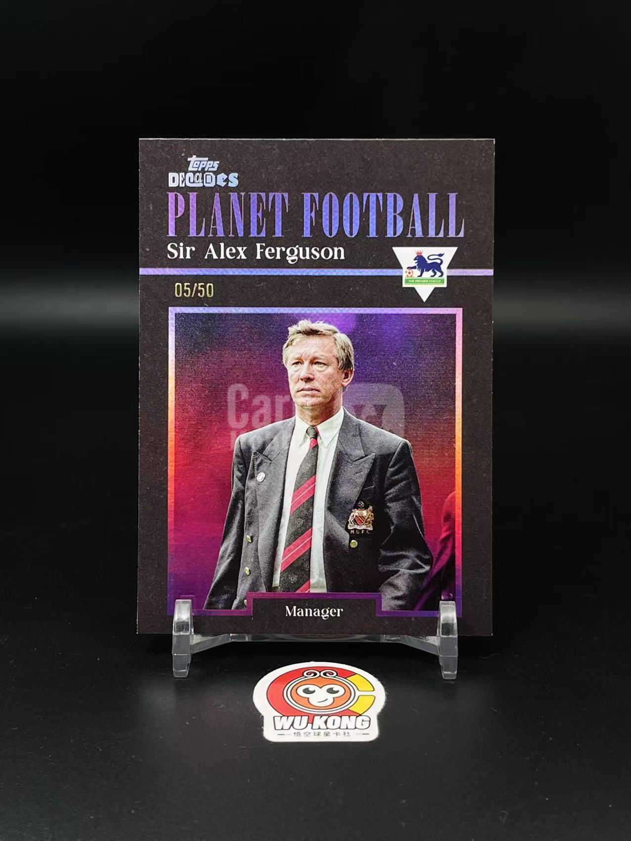 2025 Topps Decades Alex Ferguson 英超90时代 时代盒 弗格森 /50编 足坛人士 特卡 曼联 爵士 实卡精美 值得收藏 投资必备【悟空拍卖】wd