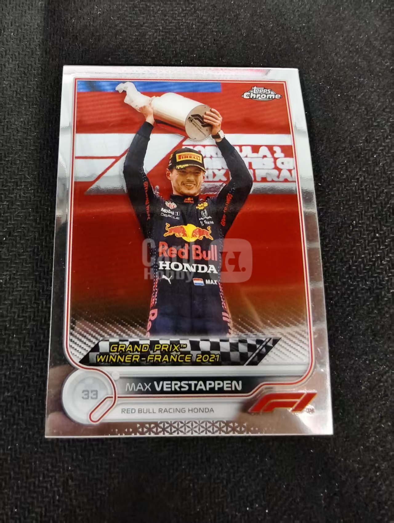 2022 Topps Chrome F1 Max Verstappen 维斯塔潘 红牛 划痕 边角瑕疵 #157