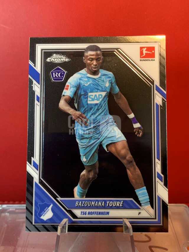 （老末精品代拍) E19 2026 Topps Chrome 德甲TC bazoumana Toure RC 巴祖马纳·杜尔 霍芬海姆 科特迪瓦 新秀 base 顺丰寄付 免费代拍
