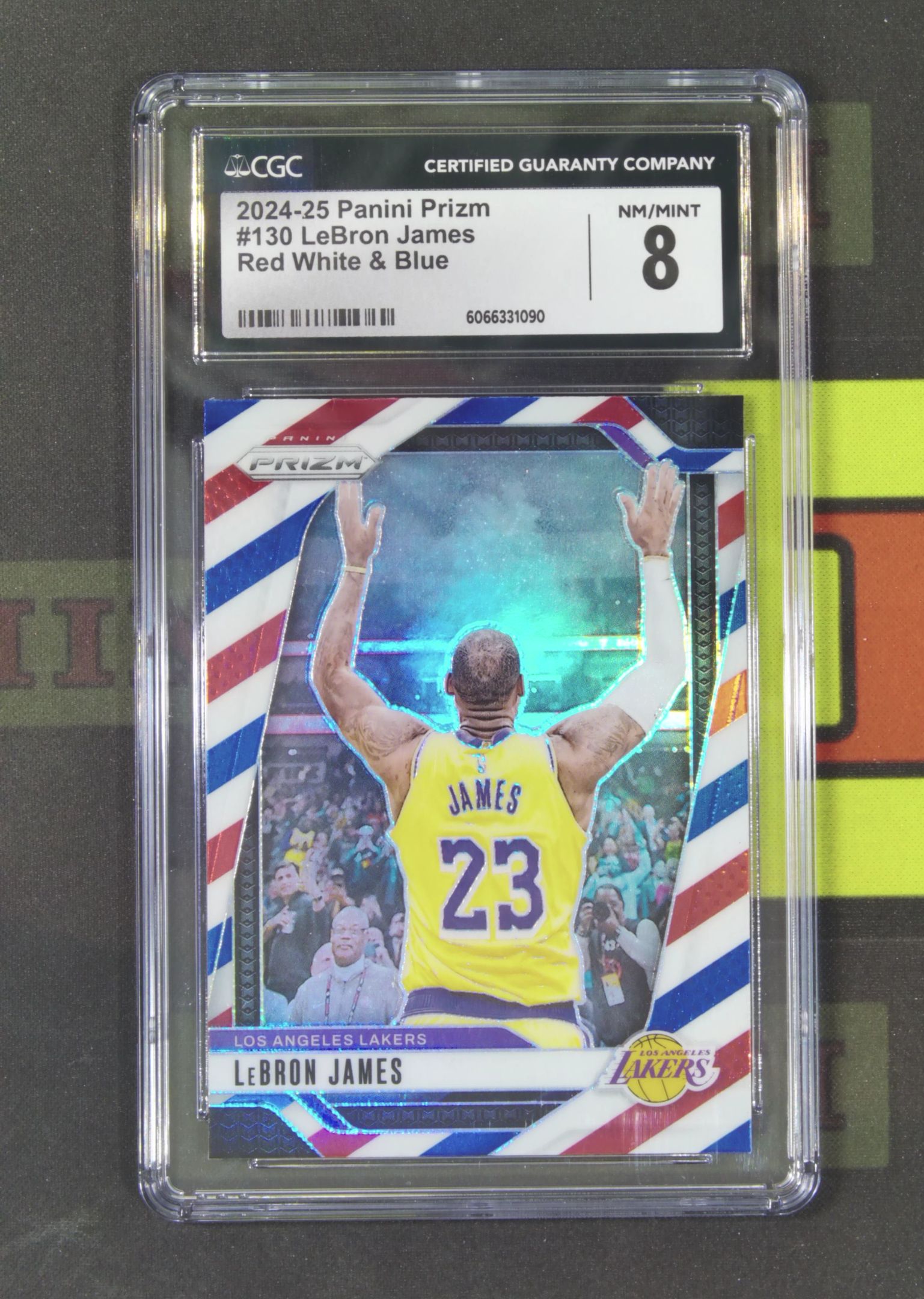 2024-25 Panini Prizm LeBron James Nirvana Project 勒布朗 詹姆斯 湖人 红白蓝 三色折 折射 CGC8 PZ 卡品如图 收藏必备 吴¥