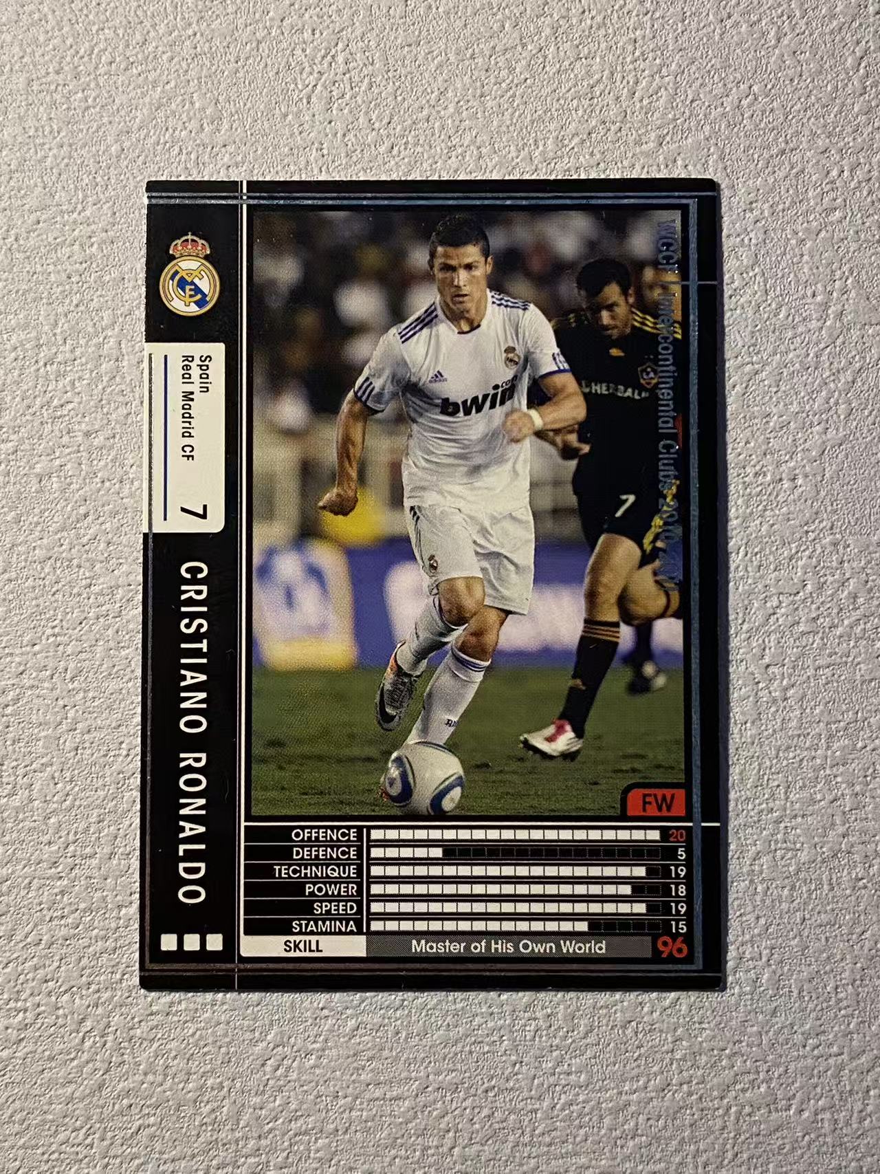 2009-10 Panini wccf Cristiano Ronaldo 皇马 c罗 金边罗 经典老卡 稀有 专收必备