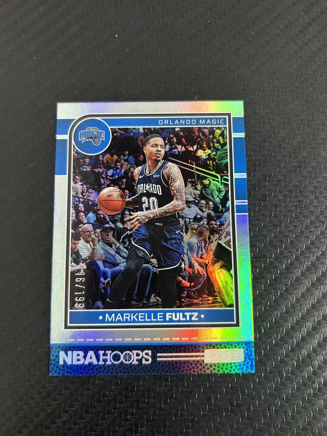 2024-25 Panini Hoops Markelle Fultz #220【灯灯拍卡】 魔术 马克尔 富尔茨 蓝折 蓝shimmer折 119/199编 收藏必备【雪茄】