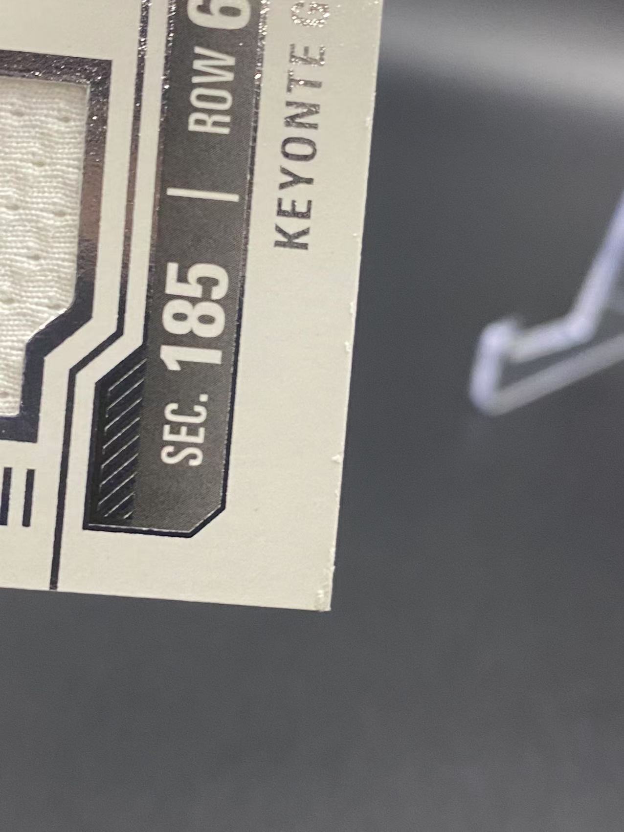 2023-24 【六六代卖 预付快速回款】 Contenders Keyonte George 乔治 爵士 球票 新秀 球衣实物 瑕疵如图(haow)