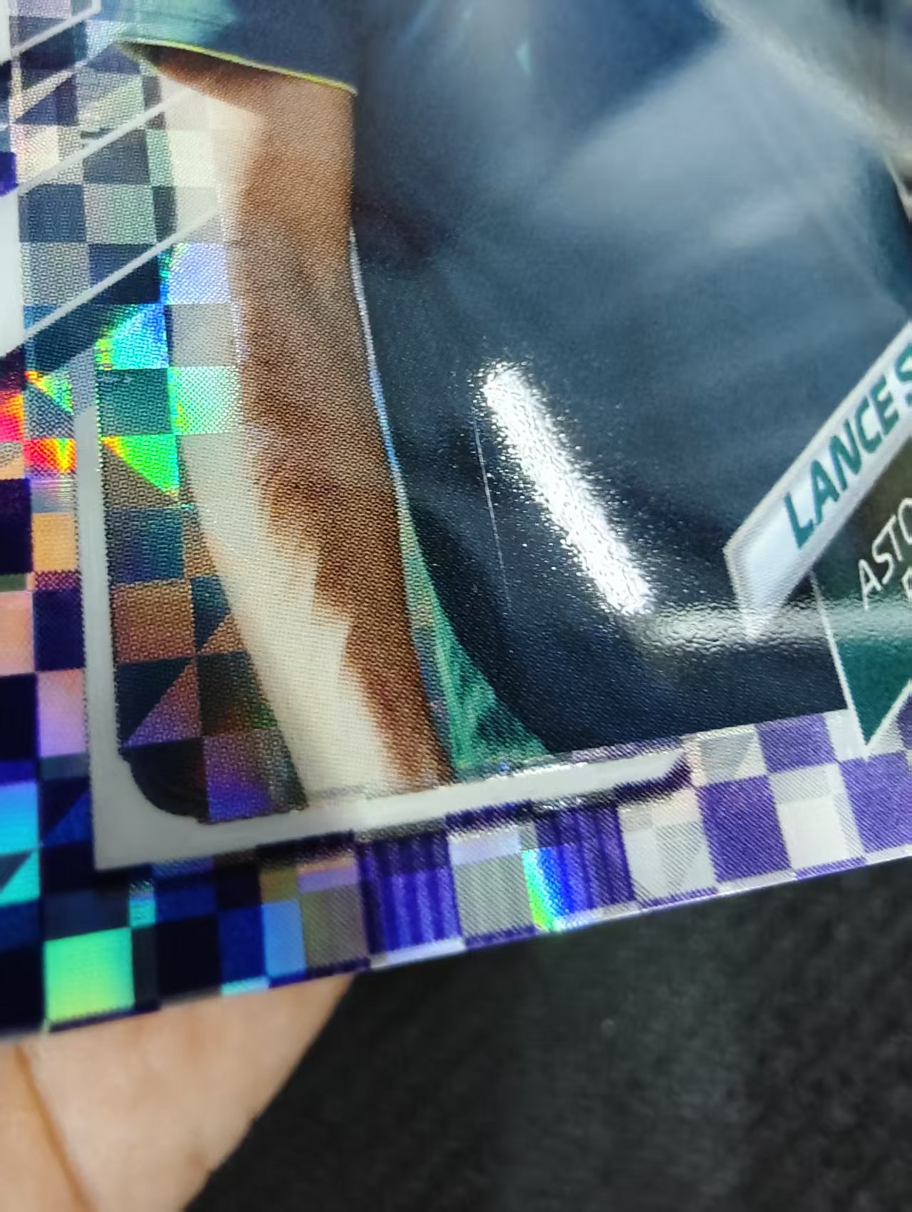 【汽水拍卖】2021 Topps Chrome F1 Lance Stroll 兰斯 斯托尔 阿斯顿马丁车队 棋盘折 格子折 199编 瑕疵如图