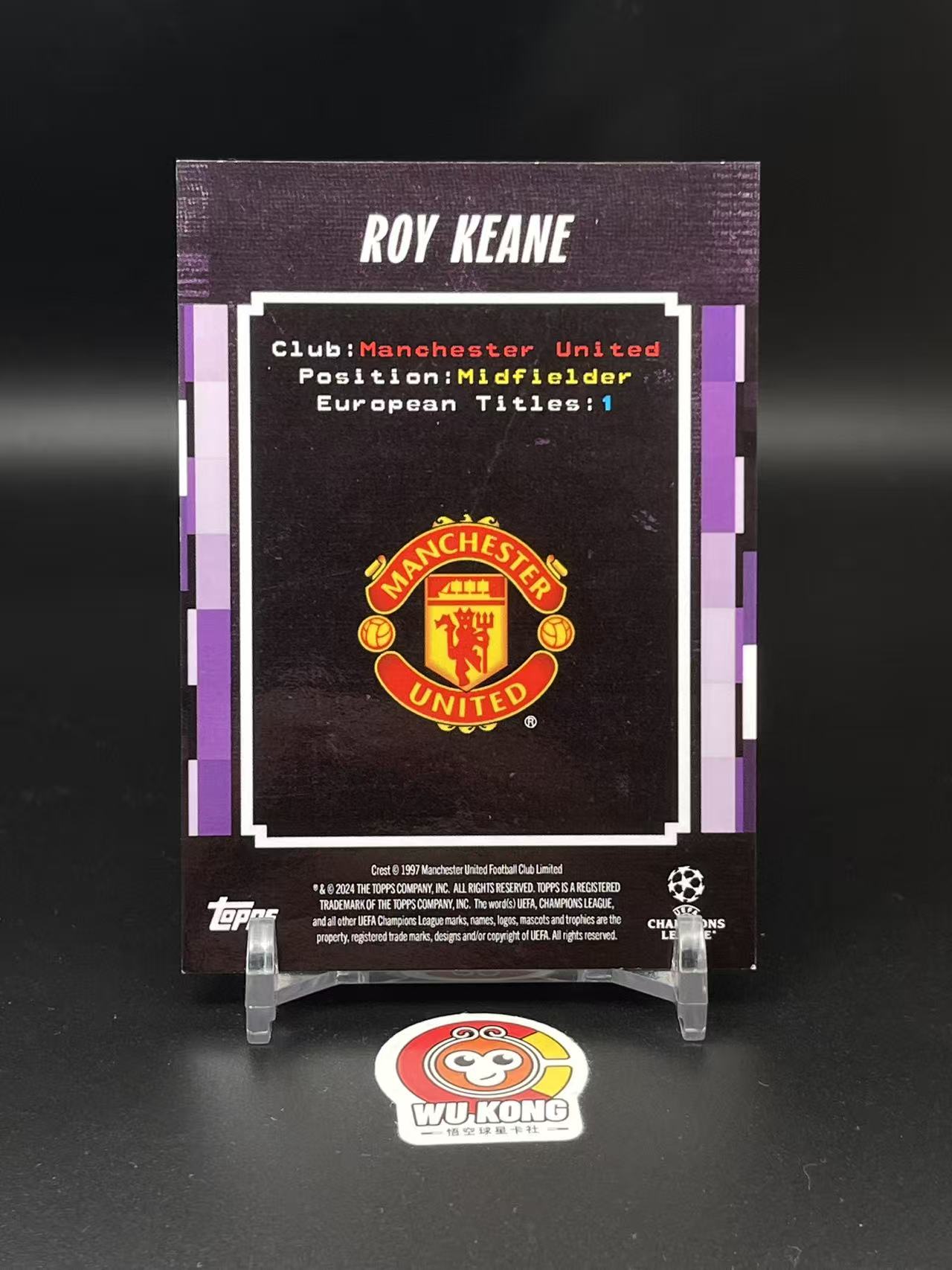 2024 Topps Decades Roy Keane 英超90时代 时代盒 基恩 /25编 紫折 曼联 队长 瑕疵如图 实卡精美 值得收藏 投资必备【悟空拍卖】wd