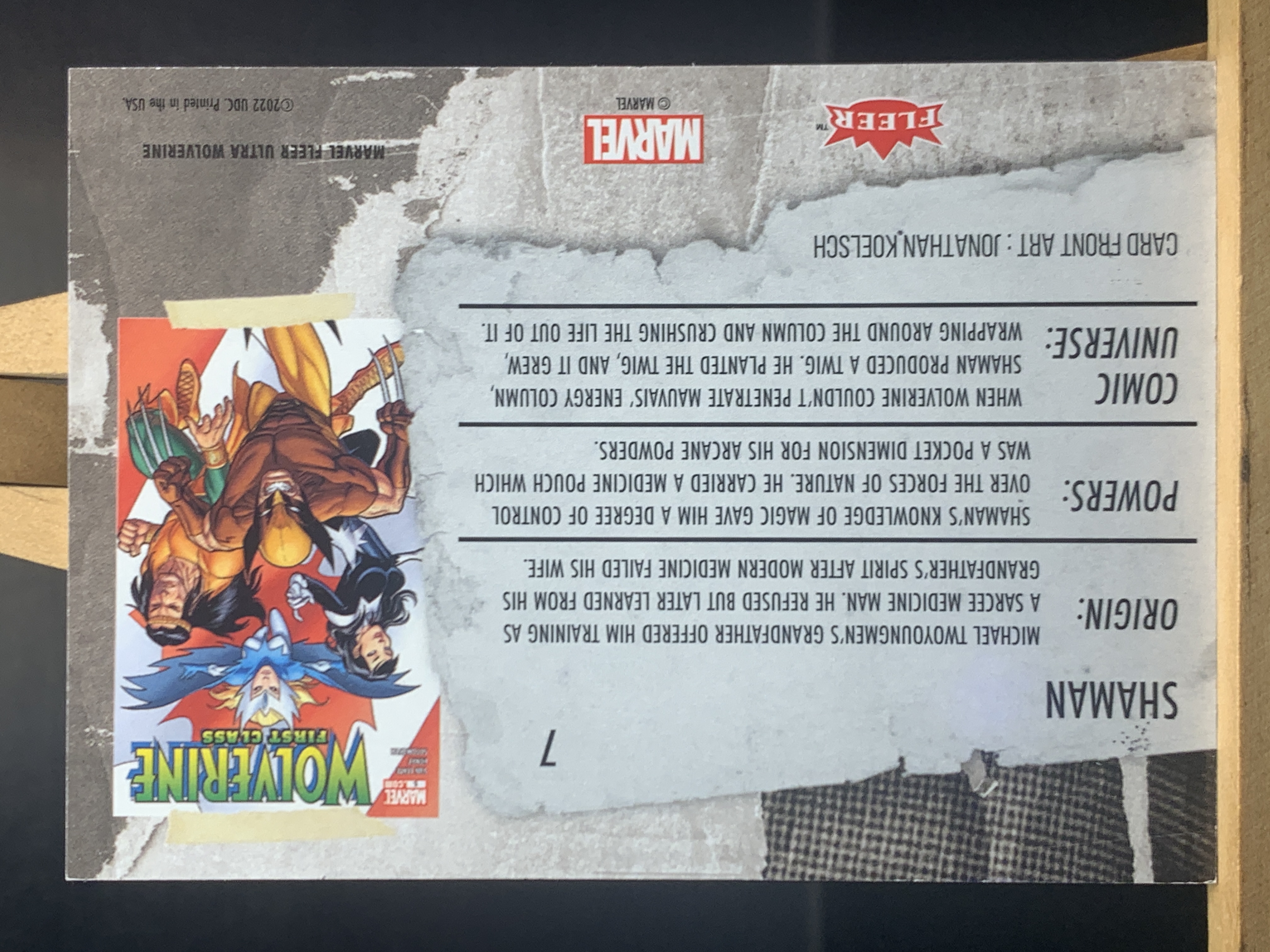 (S8)2022 FLEER MARVEL 漫威 BASE 萨满 实卡好看 收藏凑套必备 卡品如图 !!!